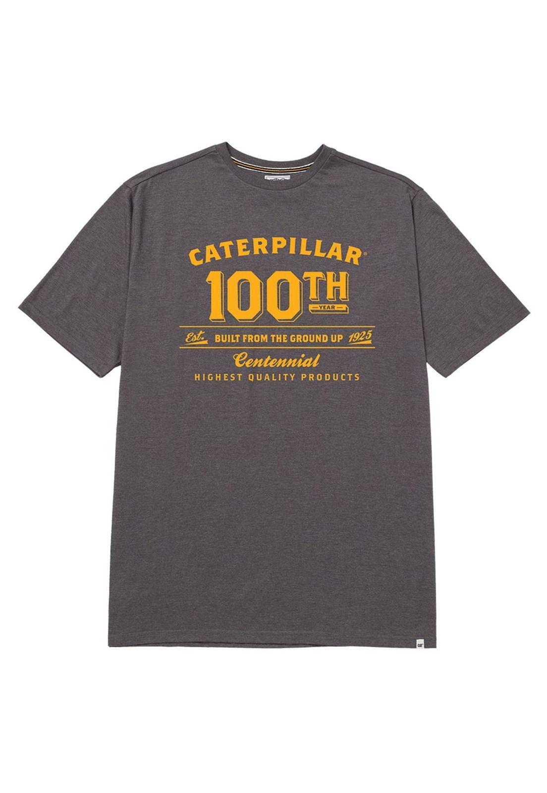 Polera Centennial 100 Years 4 Hombre Gris Oscura-5