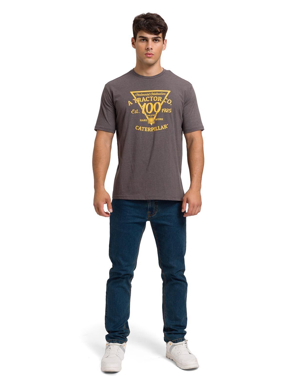 Polera Centennial 100 Years 4 Hombre Gris Oscura-0