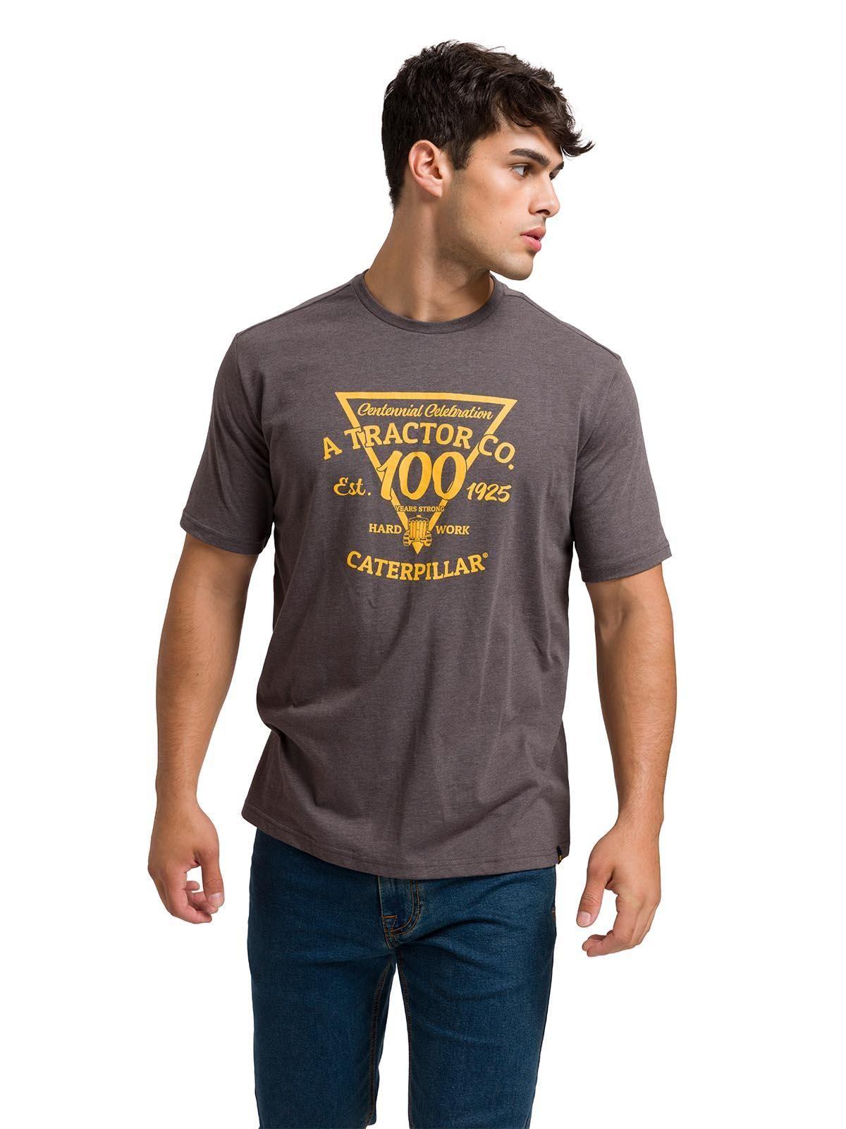 Polera Centennial 100 Years 4 Hombre Gris Oscura-1