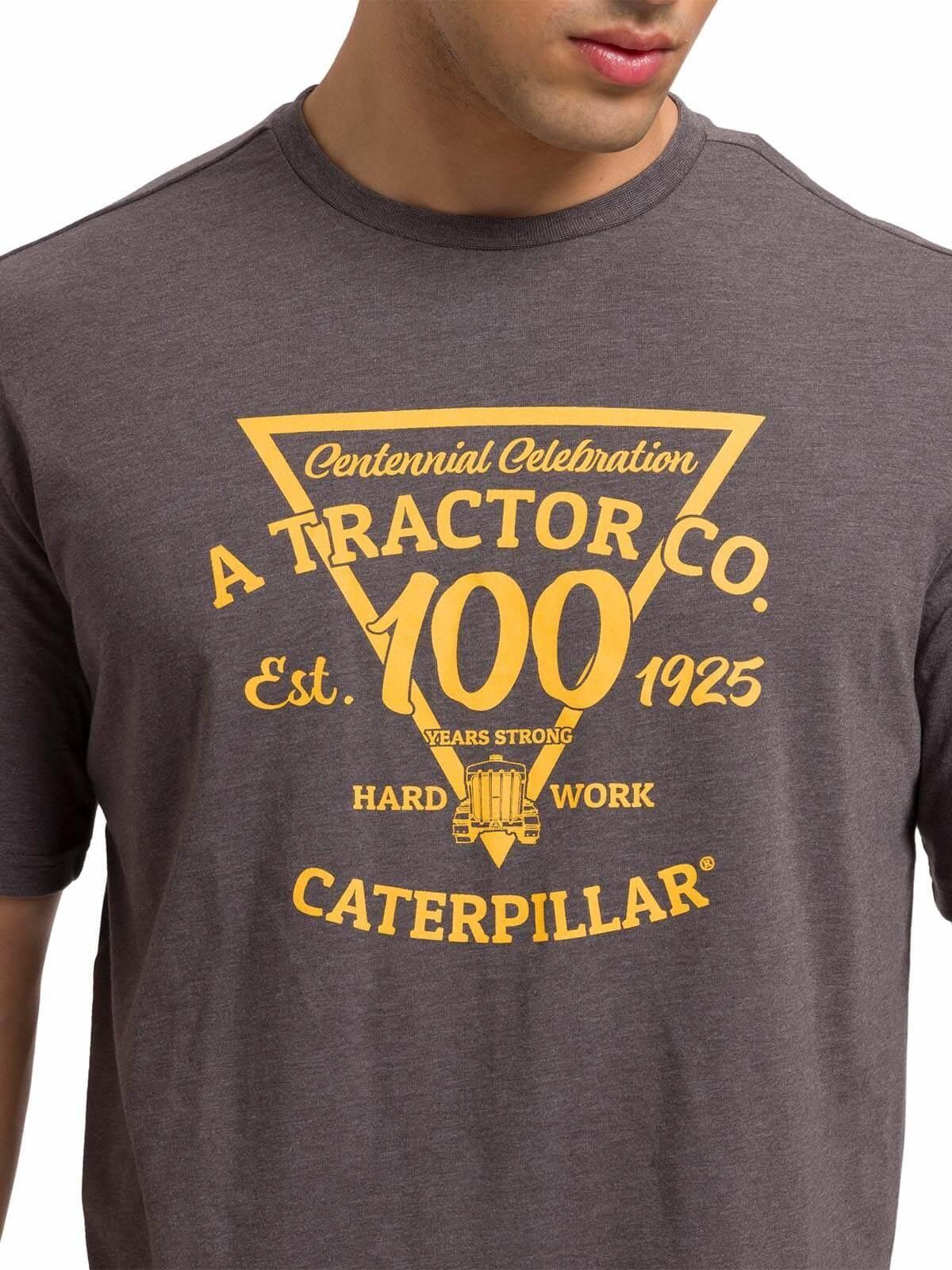 Polera Centennial 100 Years 4 Hombre Gris Oscura-3