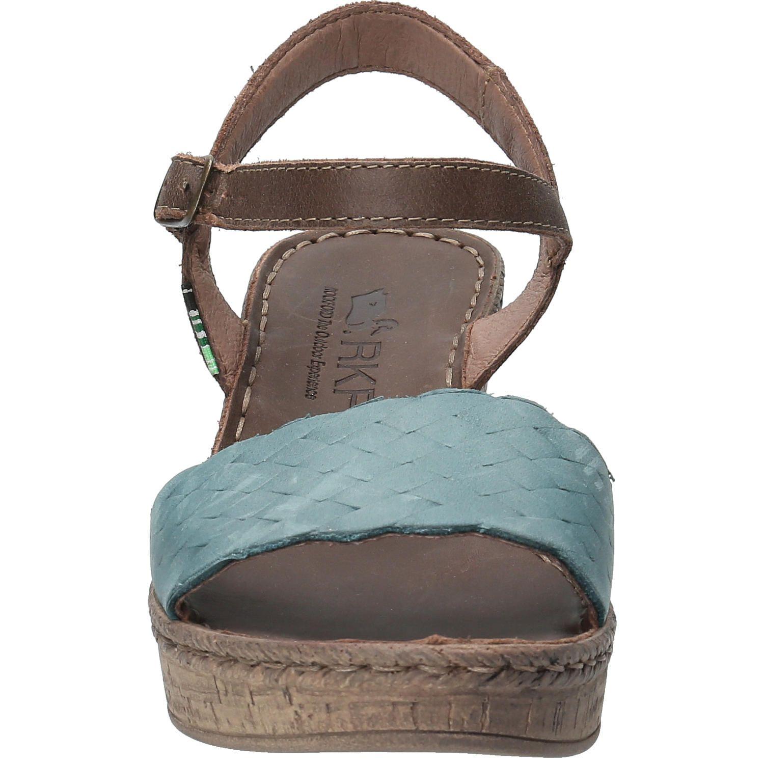 Sandalia Cuero Mujer Andre Verde-3