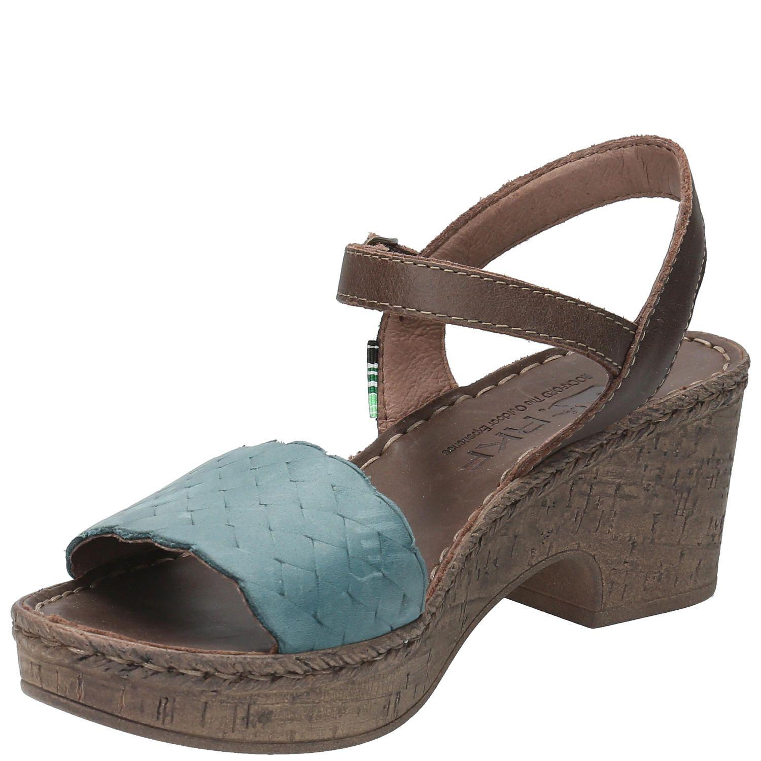 Sandalia Cuero Mujer Andre Verde-4