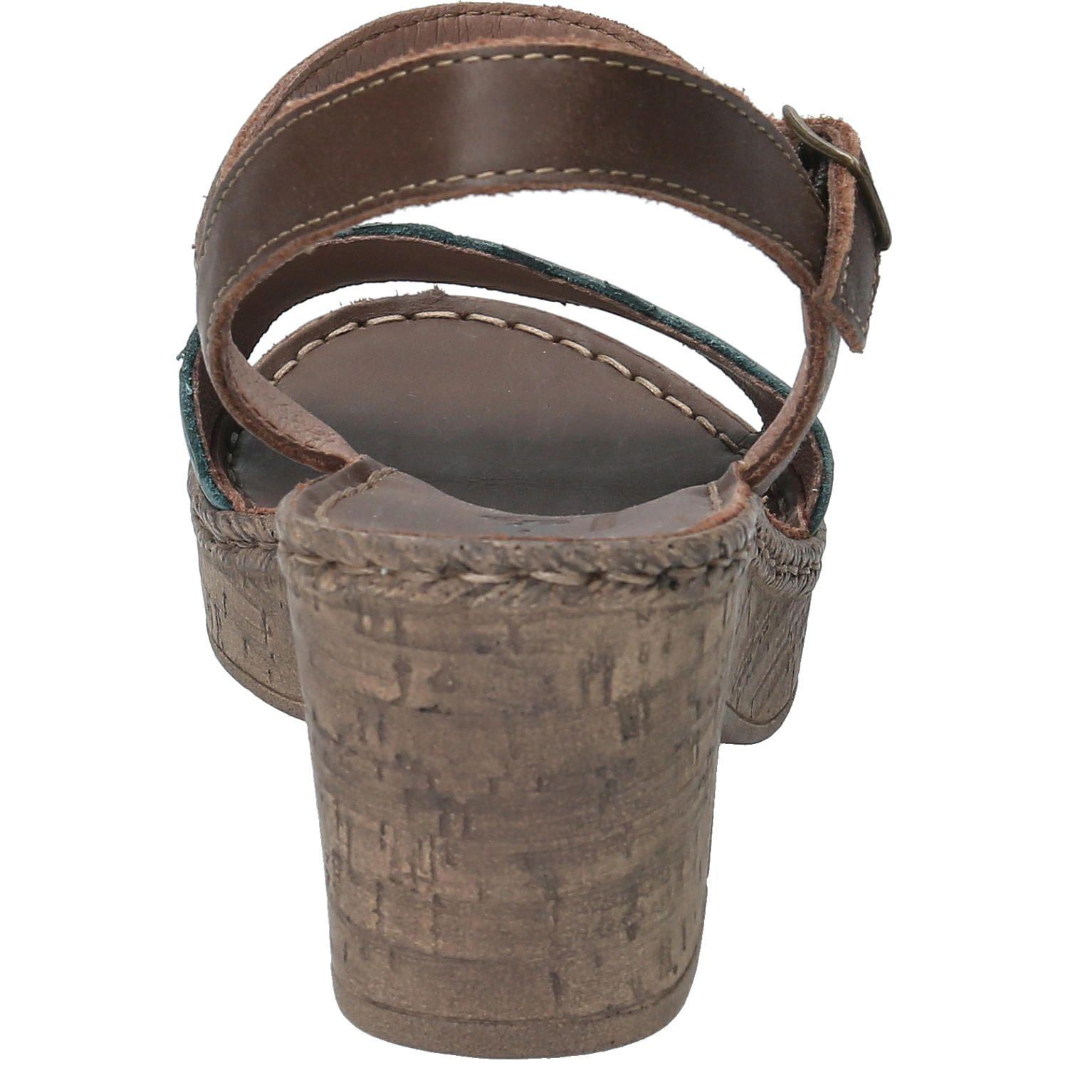 Sandalia Cuero Mujer Andre Verde-6