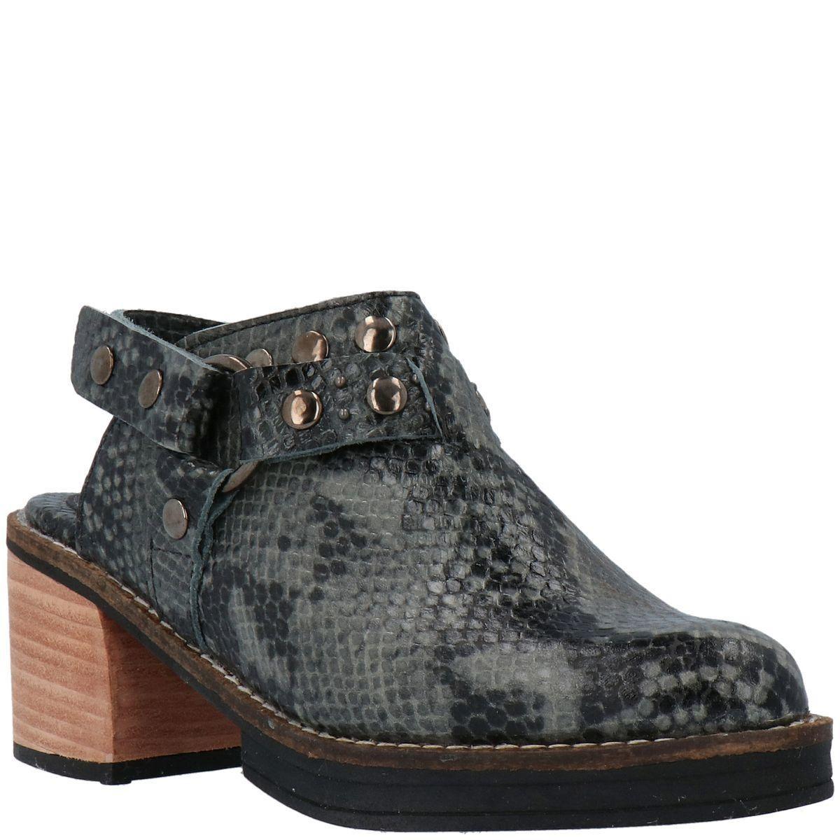 Zapato Mujer Cuero Hello Gris-0