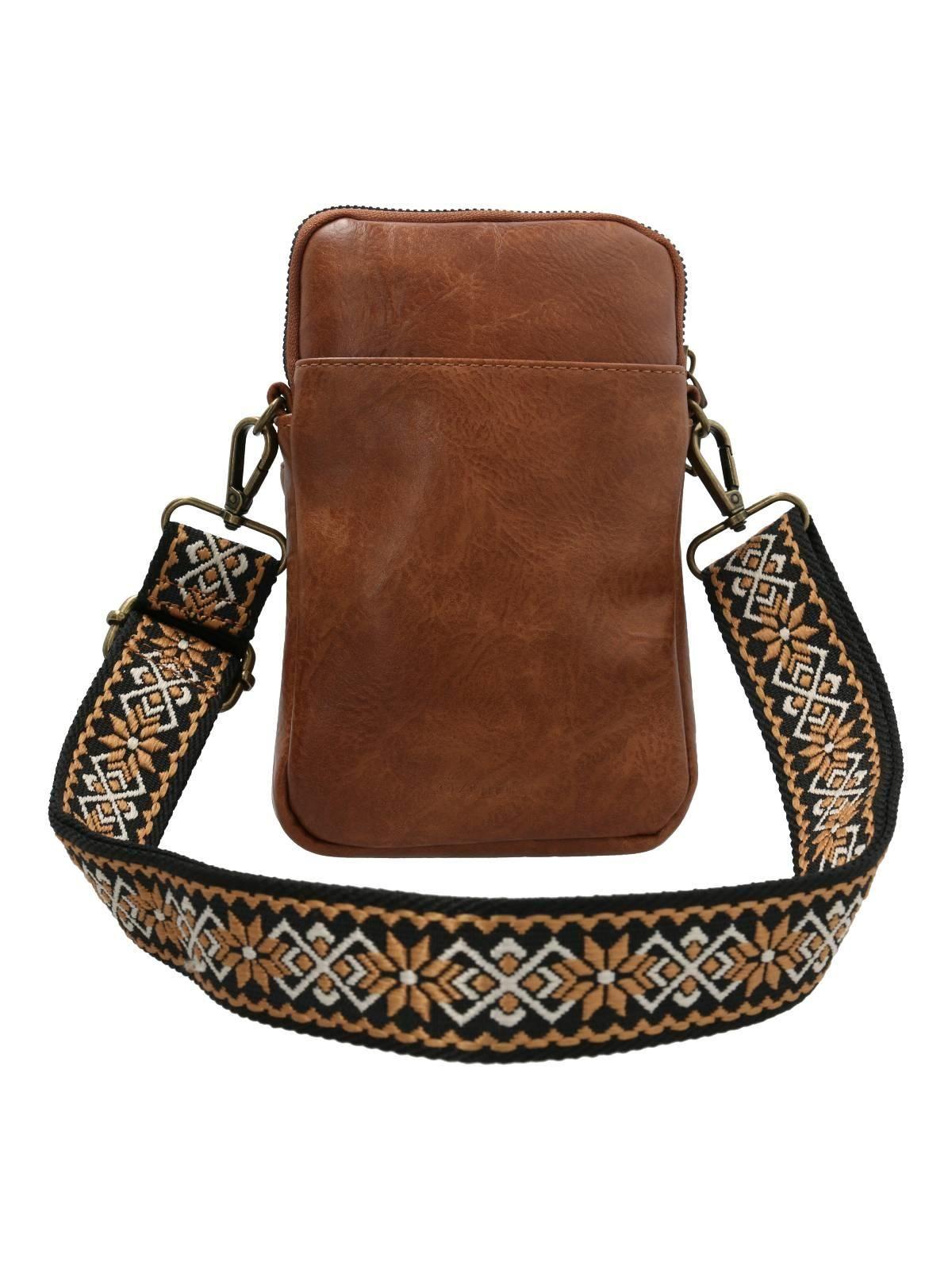 Carteras Dakota Cross Mujer Café-2