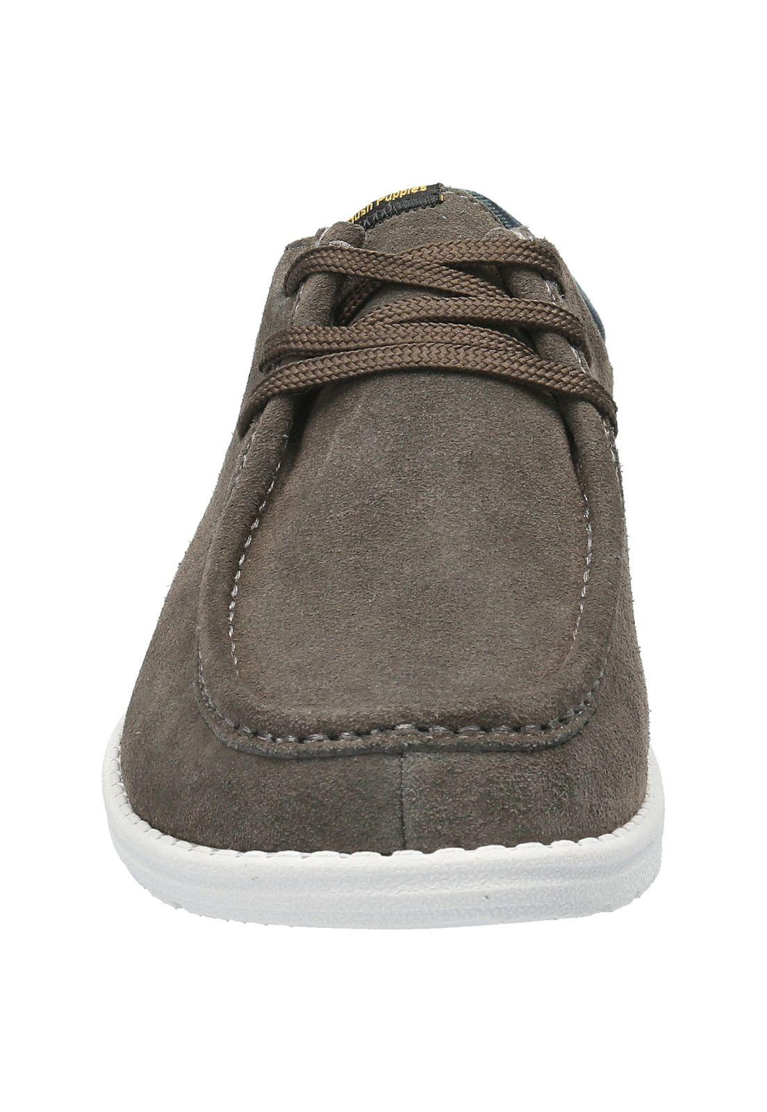 Zapato Cuero Hombre Bremen Gris-3