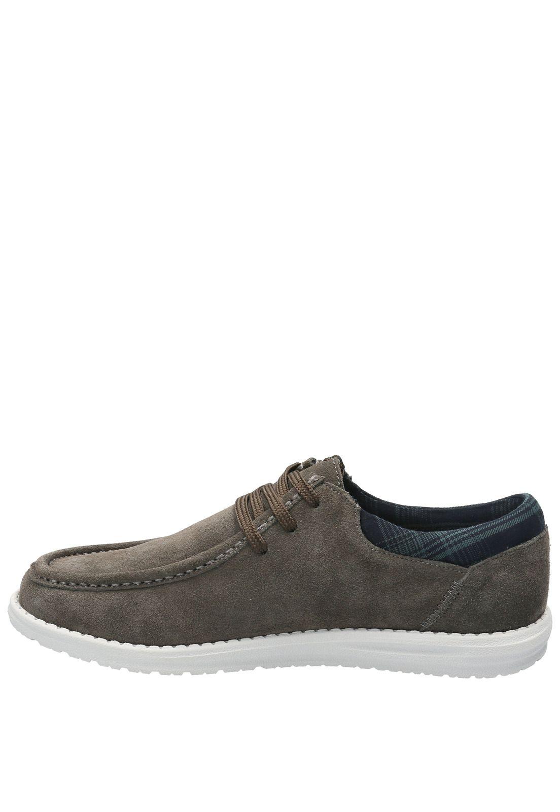 Zapato Cuero Hombre Bremen Gris-5