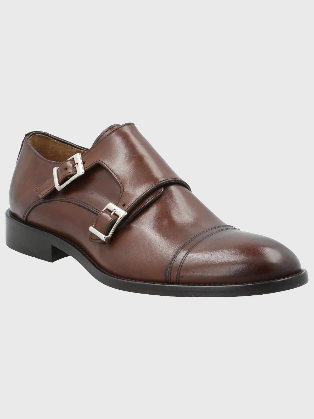 Zapato Cuero Hombre Battista Café Oscuro-0