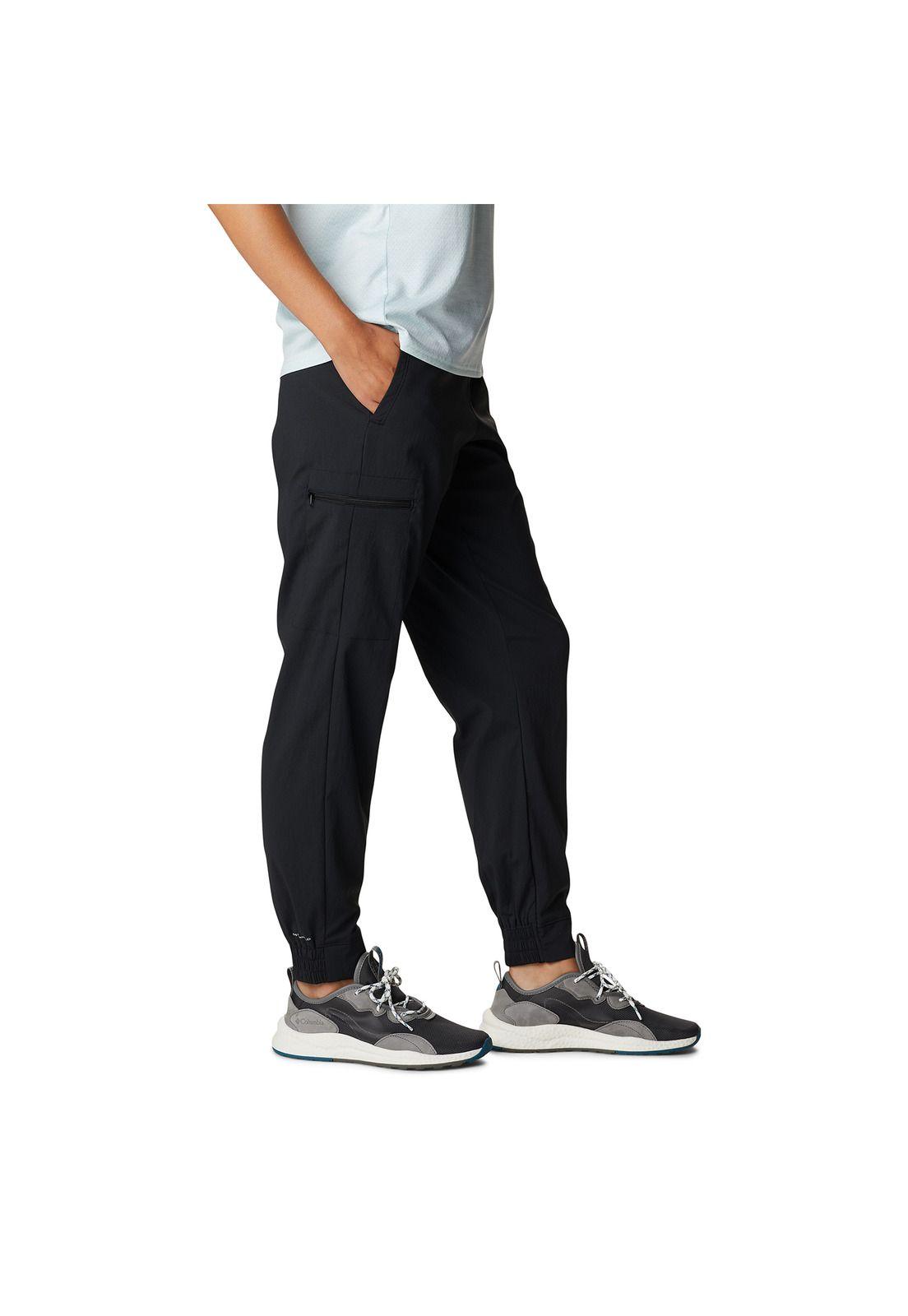 Pantalón On The Go Jogger Negro Mujer-1