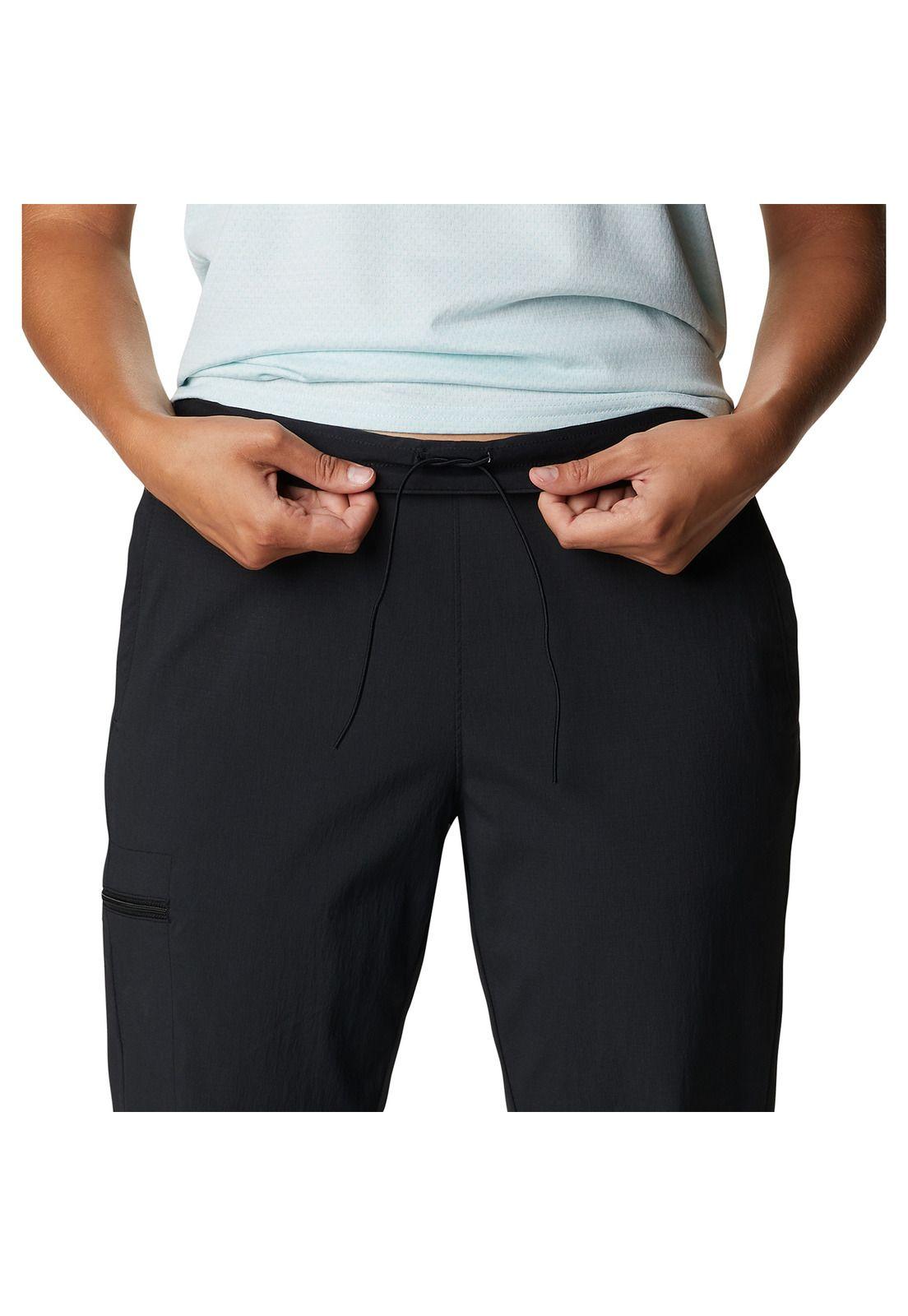 Pantalón On The Go Jogger Negro Mujer-5