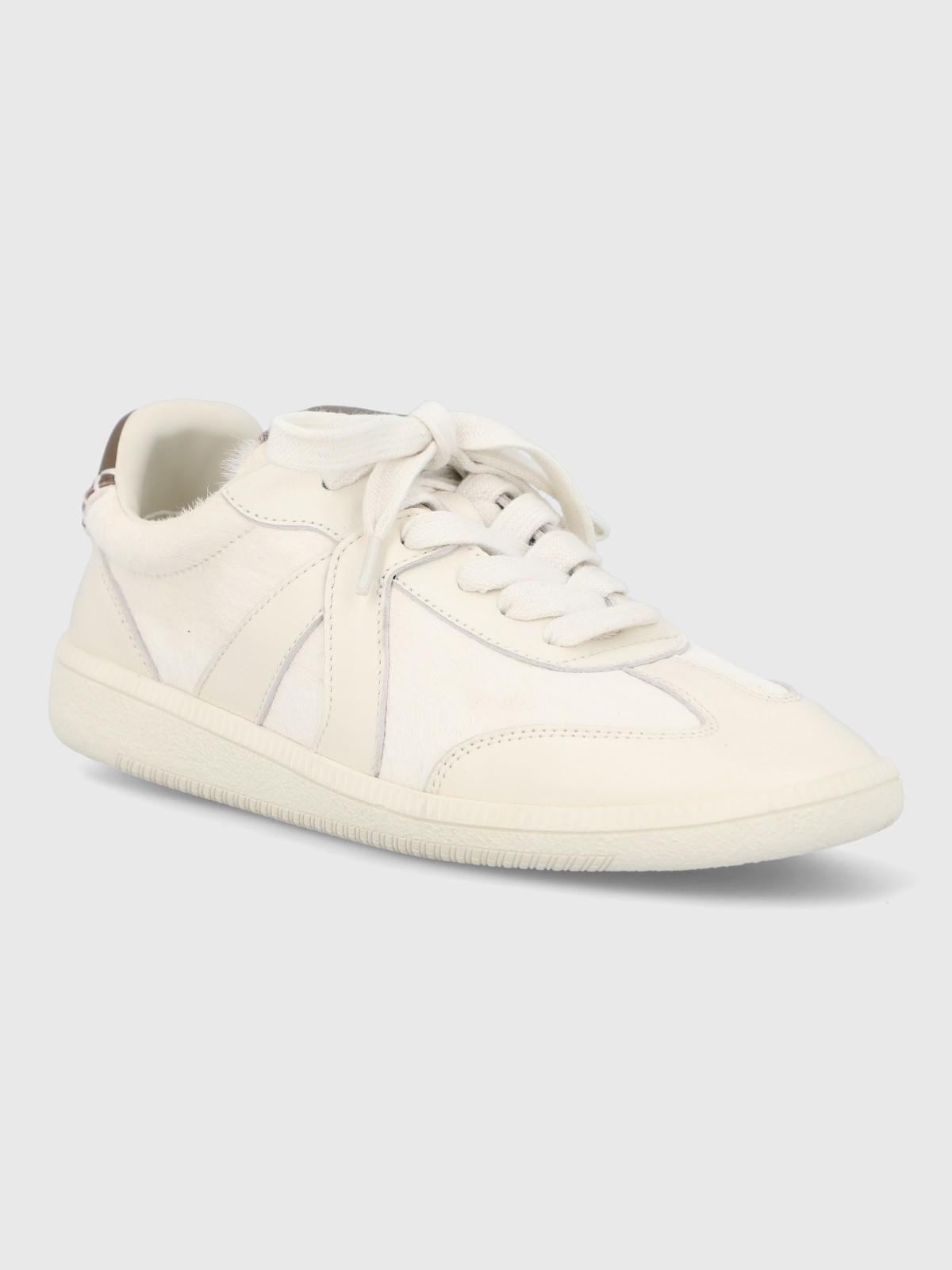 Zapatilla Cuero Mujer Sanset Blanco-0