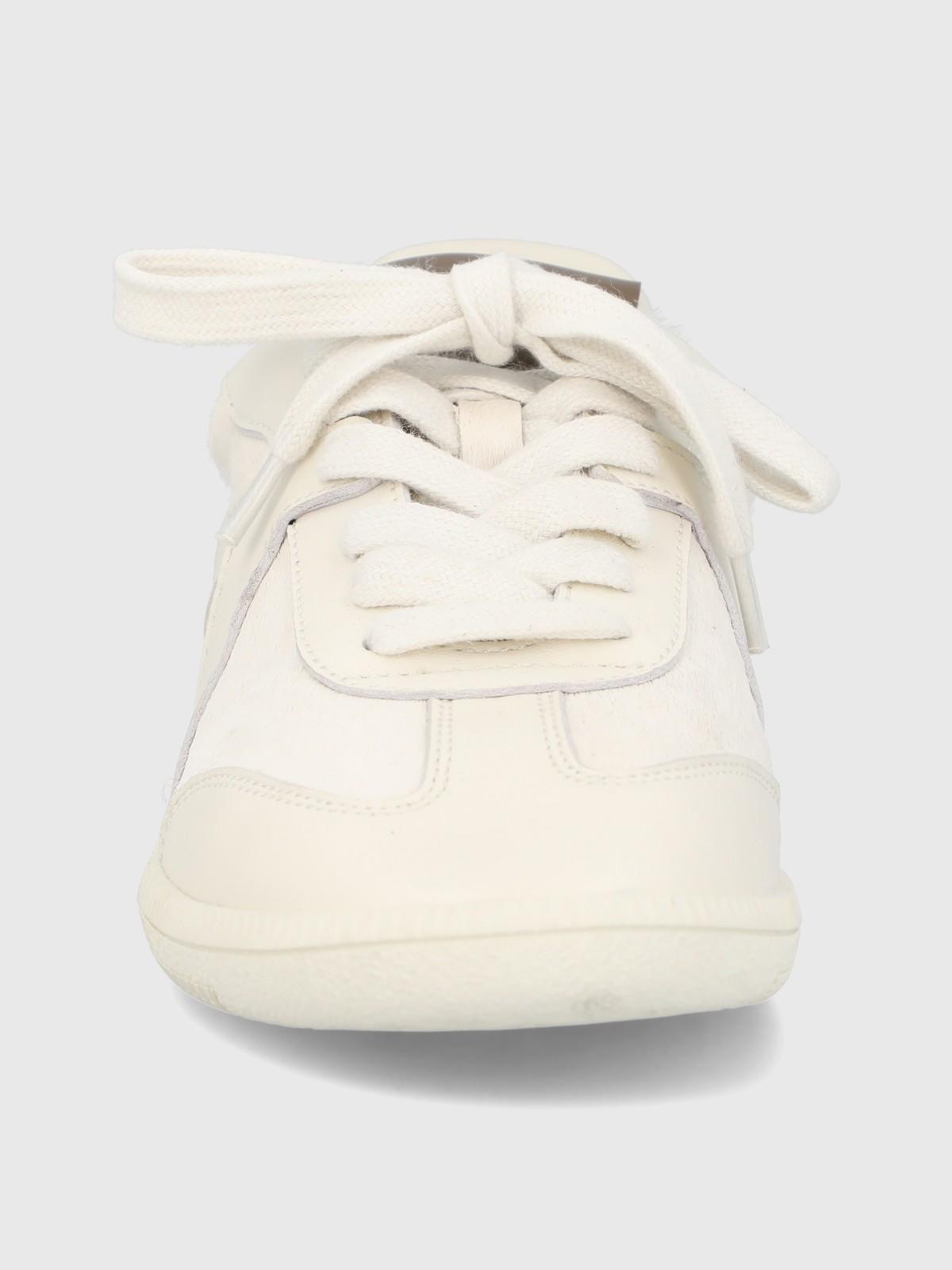 Zapatilla Cuero Mujer Sanset Blanco-3