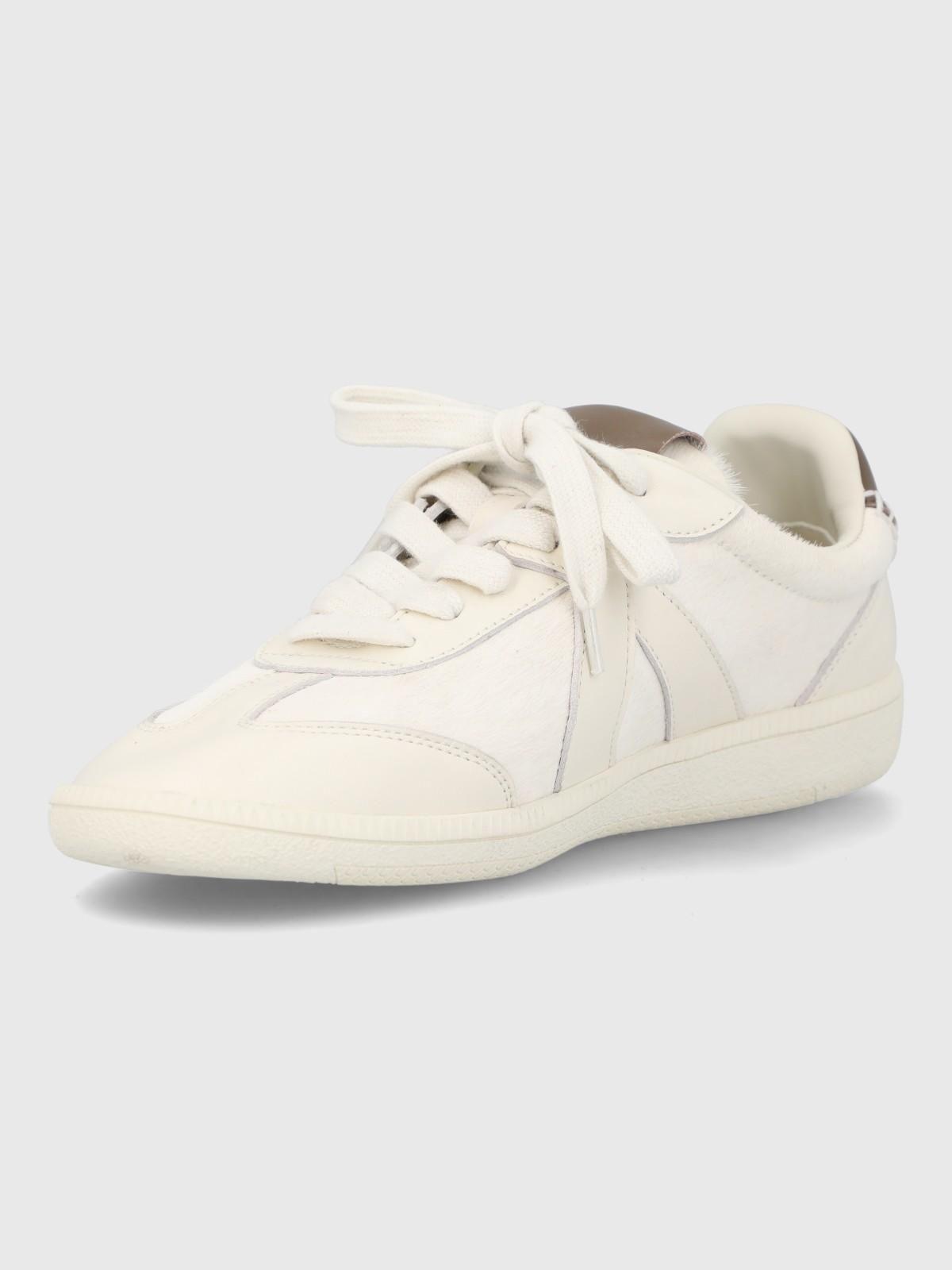 Zapatilla Cuero Mujer Sanset Blanco-4