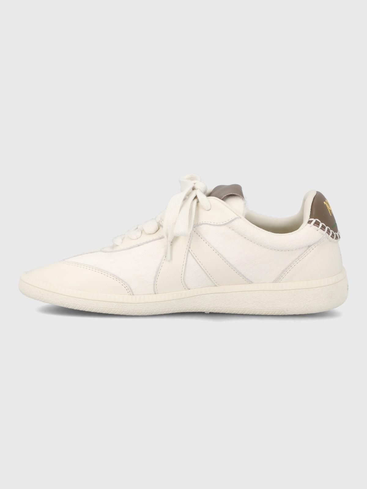 Zapatilla Cuero Mujer Sanset Blanco-5