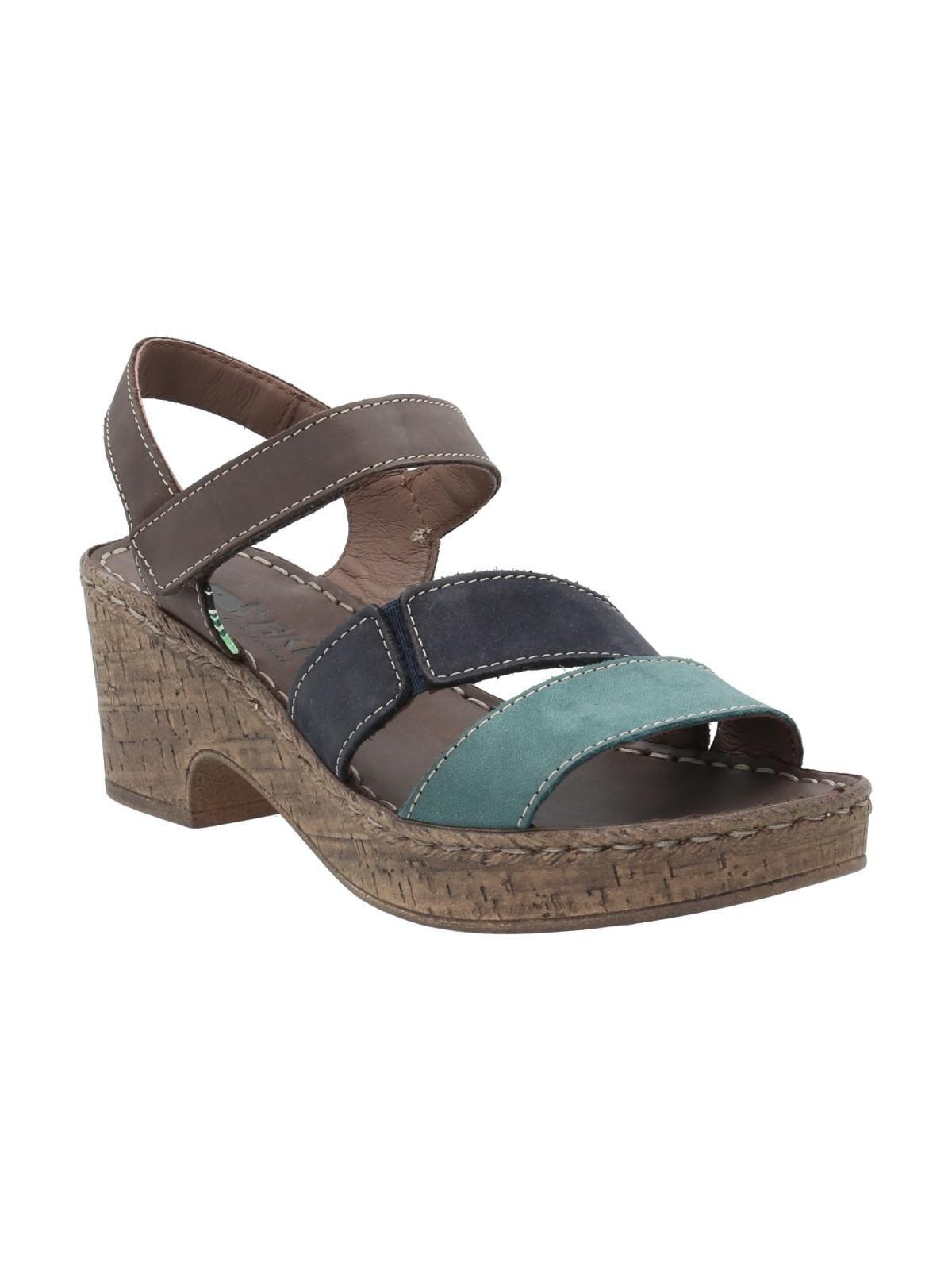 Sandalia Cuero Mujer Whiteheaven Multicolor-1