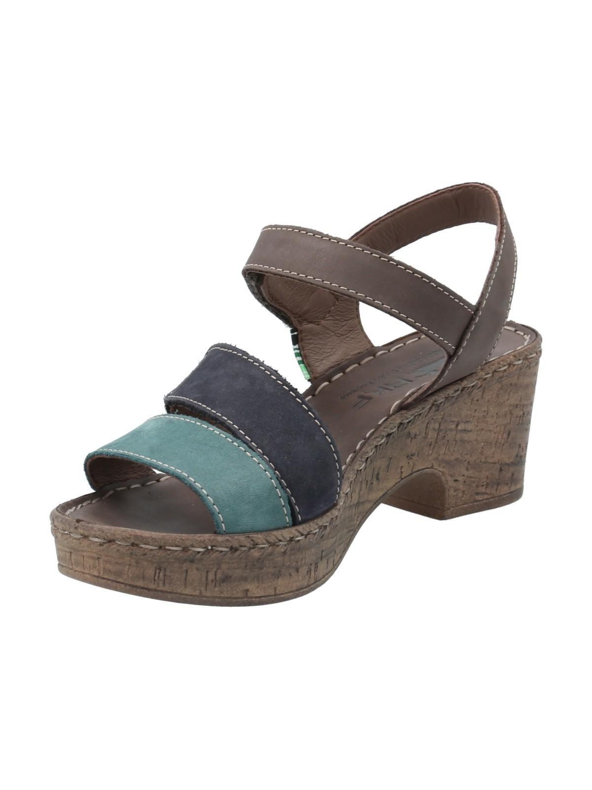 Sandalia Cuero Mujer Whiteheaven Multicolor-4