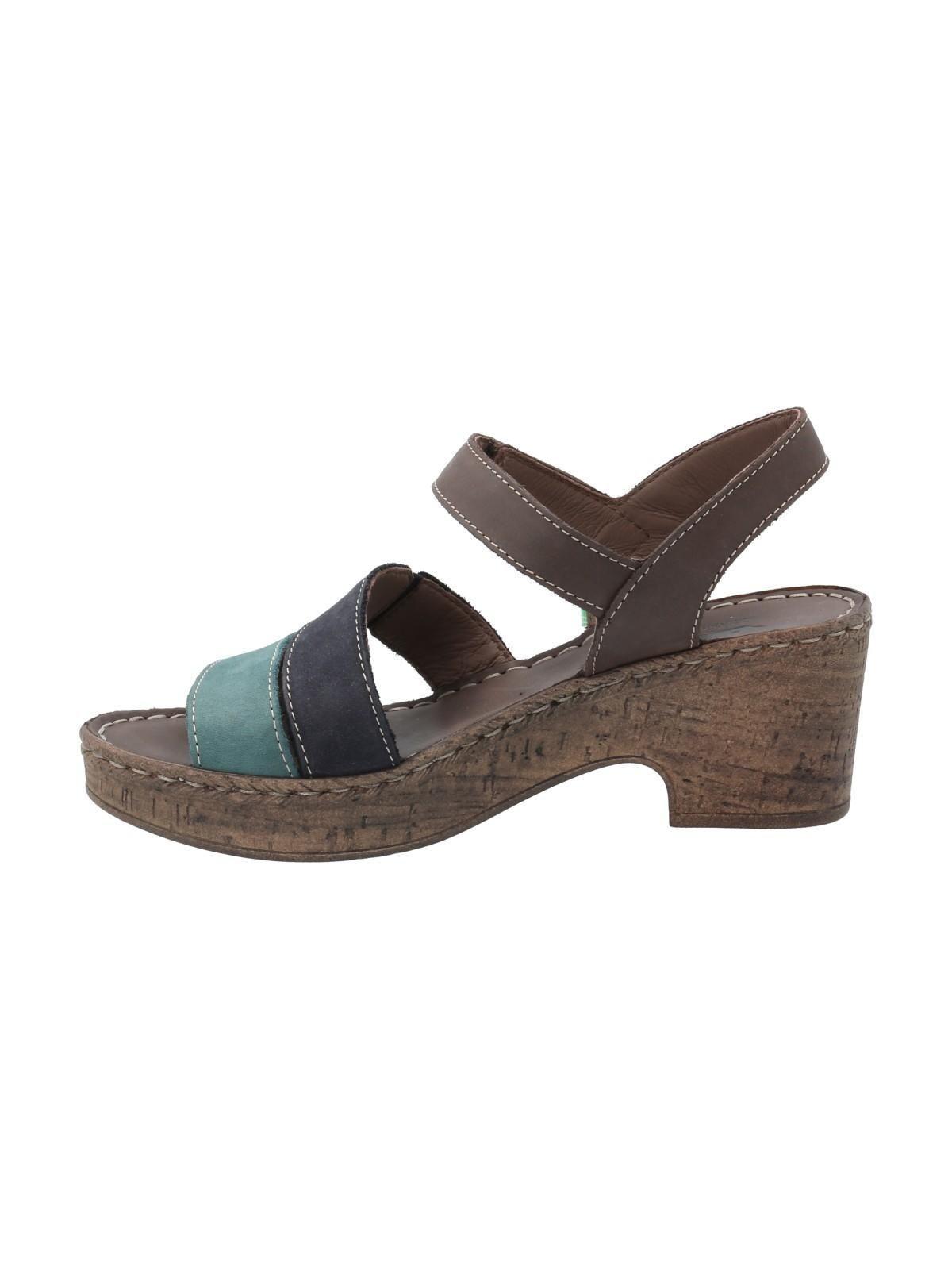 Sandalia Cuero Mujer Whiteheaven Multicolor-5