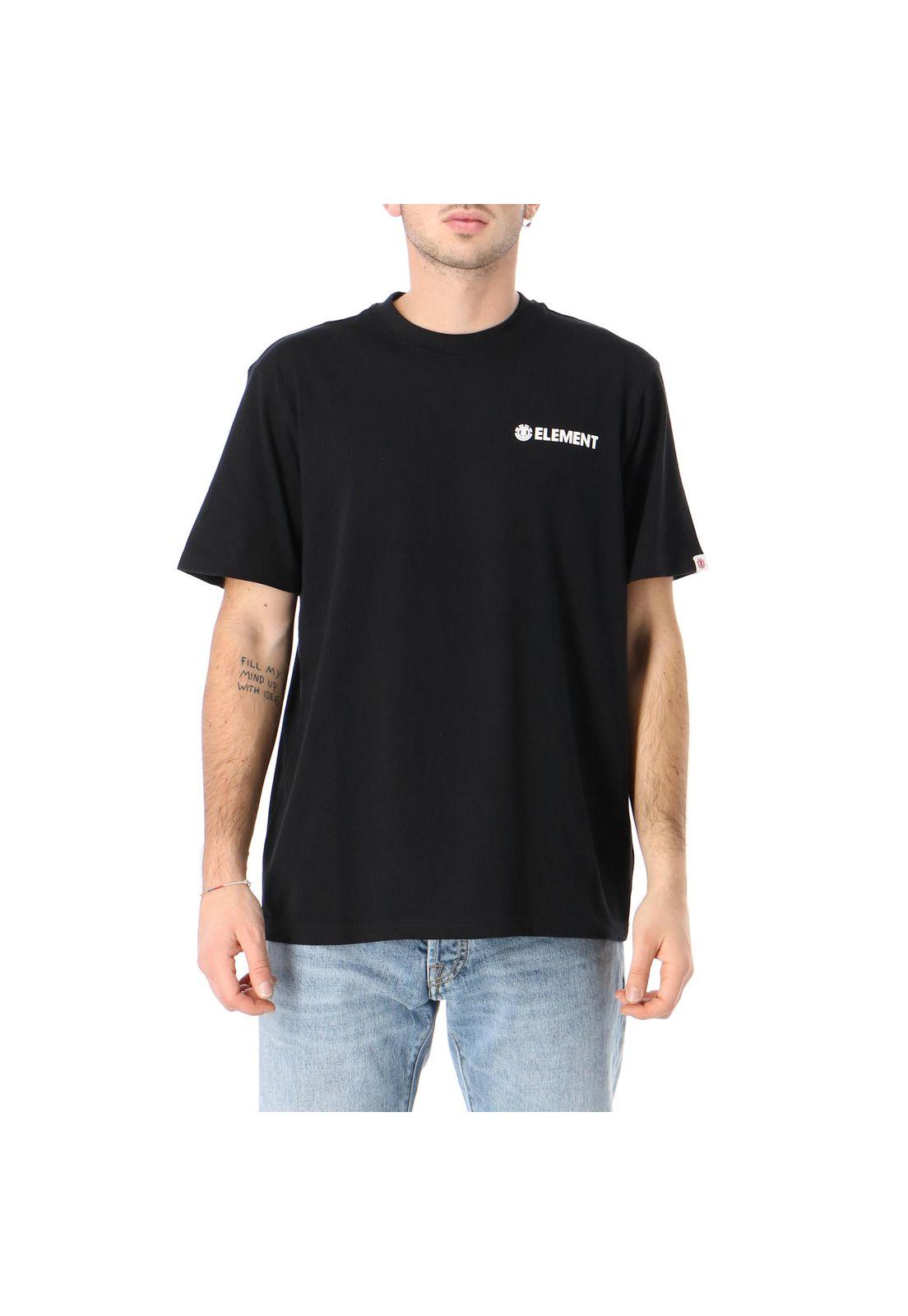 Polera M/C Blazin Chest Ss Negro Hombre Element-1