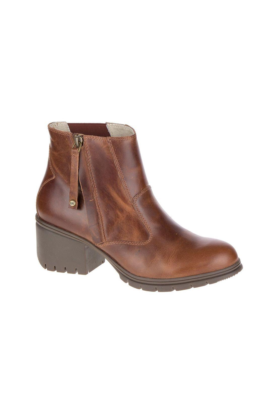 Botin Mujer Casual Slant Café-0