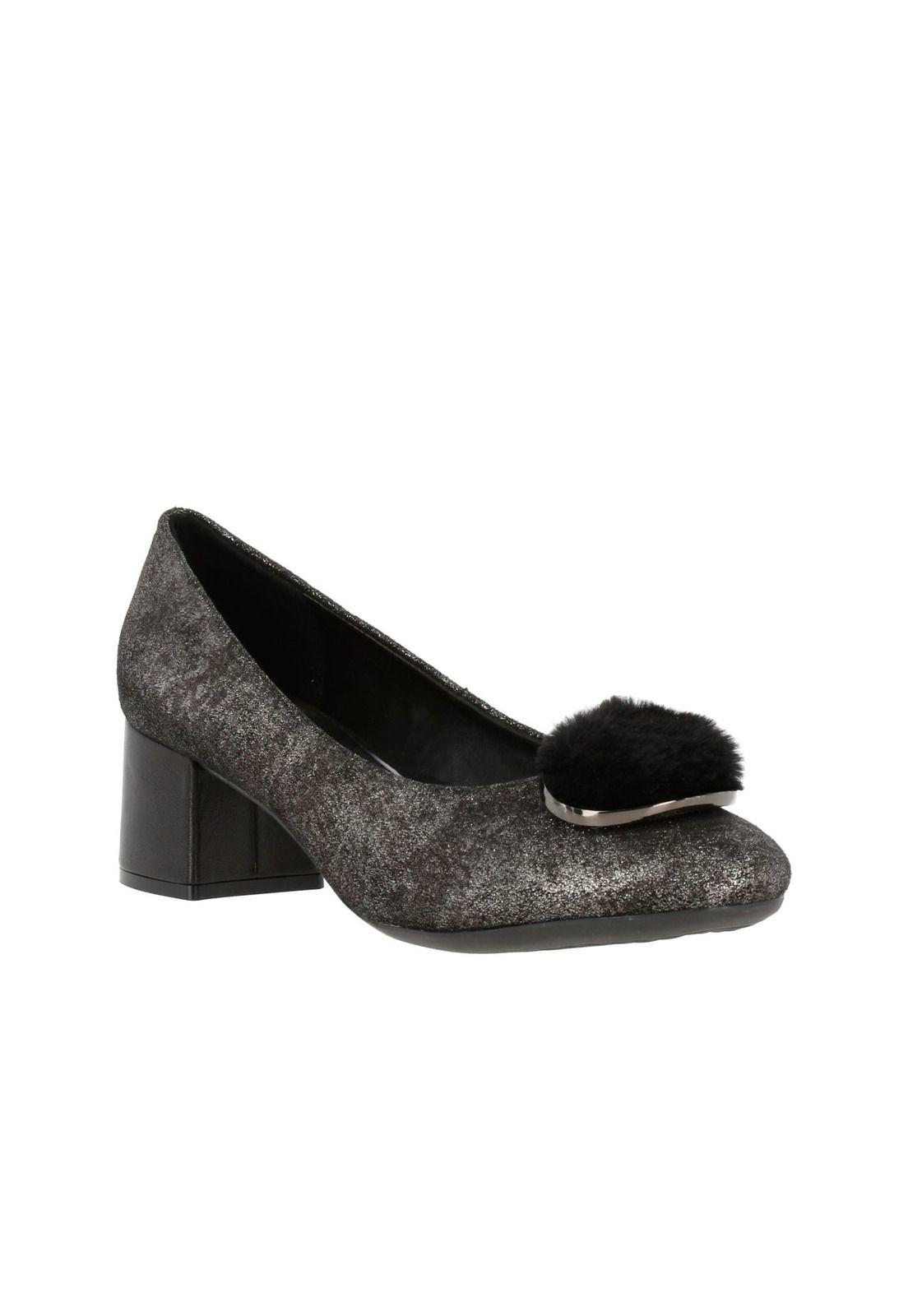 Zapato Cuero Mujer Final Party Plateado-0