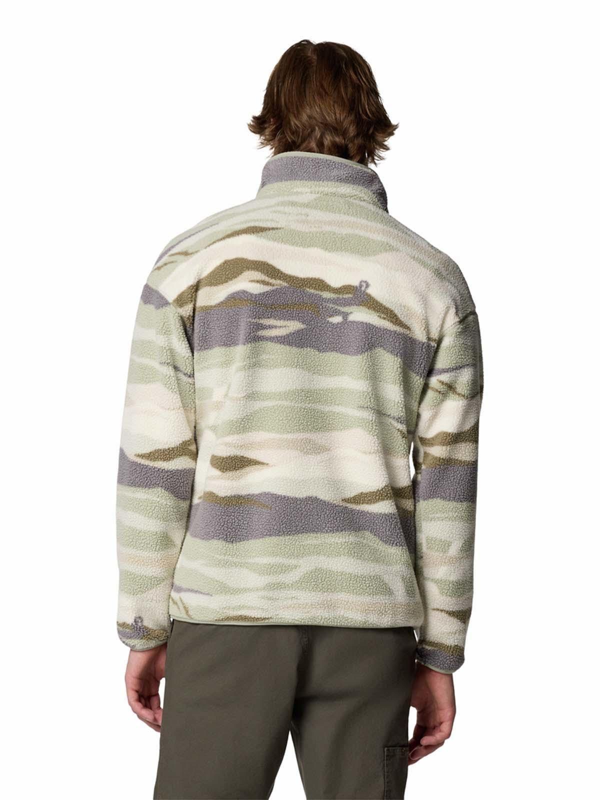 Polar Hombre Helvetia Snap Fleece Beige-5