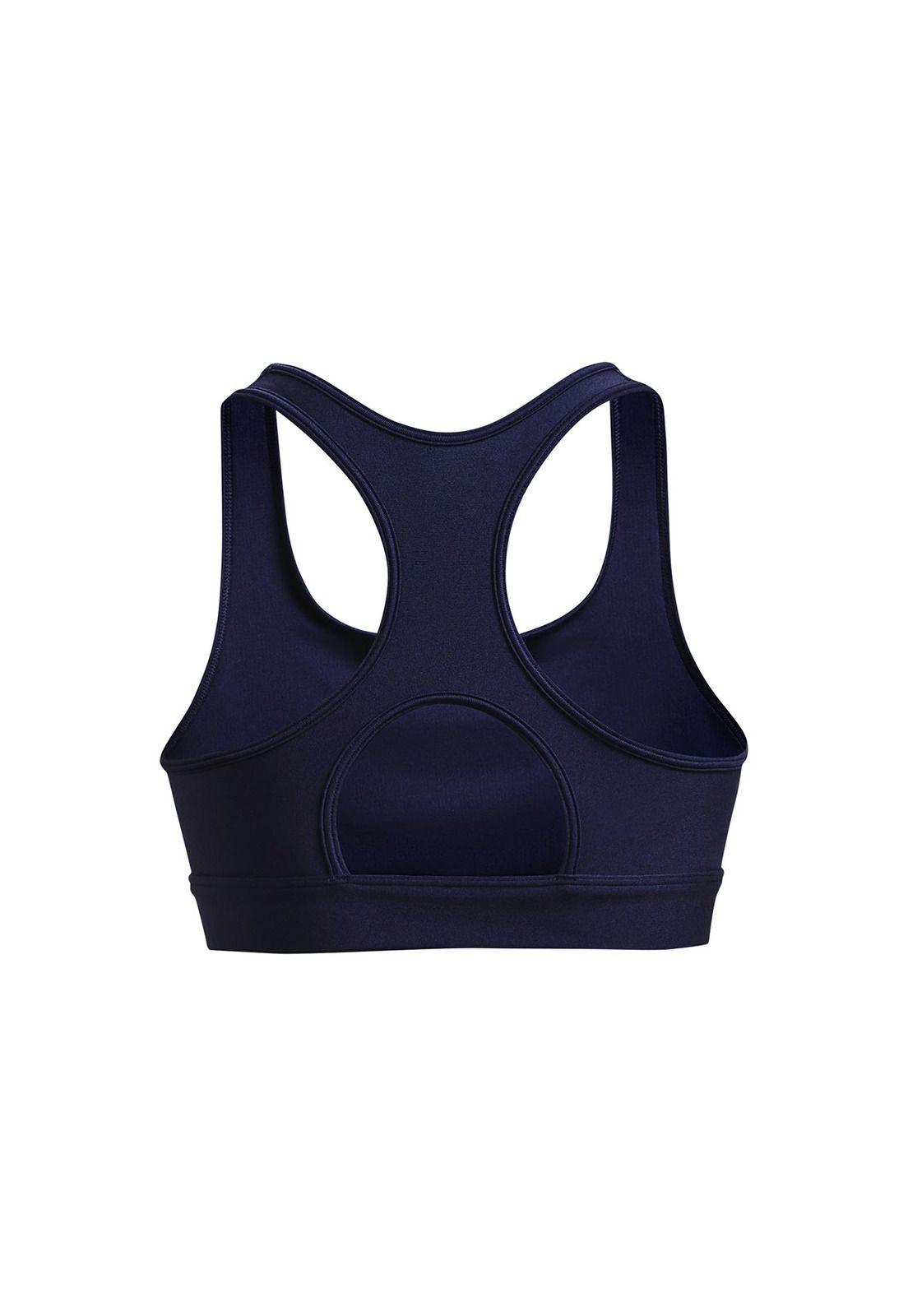 Sostén Deportivo Heatgear Underarmour Azul Marino Mujer-1