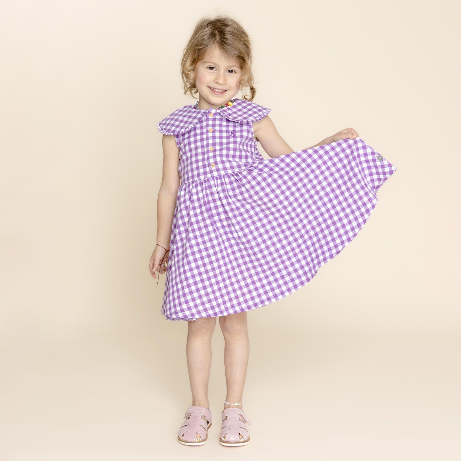 Vestido Niña Akari (8-16) Morado-4