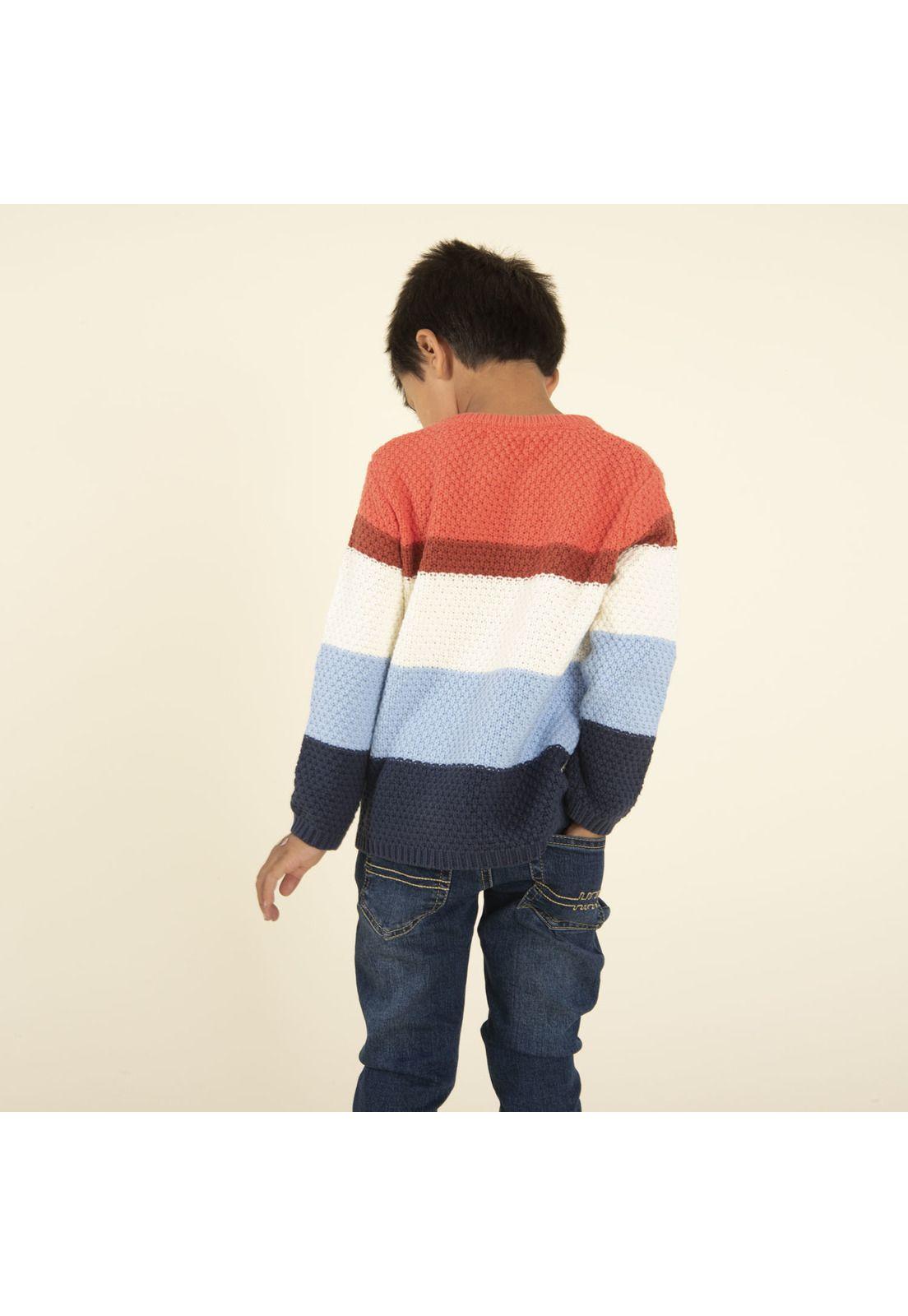 Sweater Niño Rayas Multicolor-1