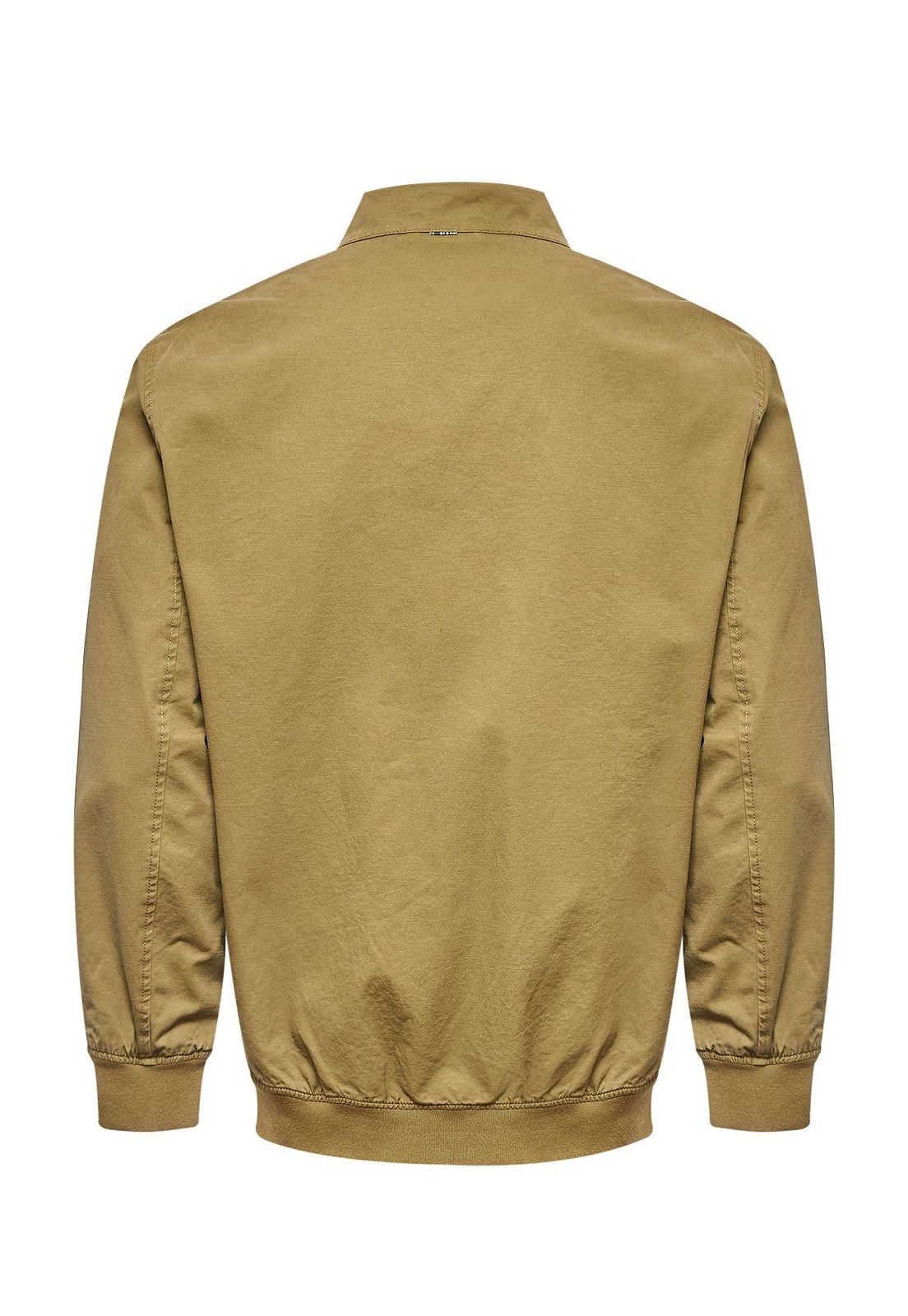 Chaqueta Algodón Orgánico Hombre Arezzo Café-1