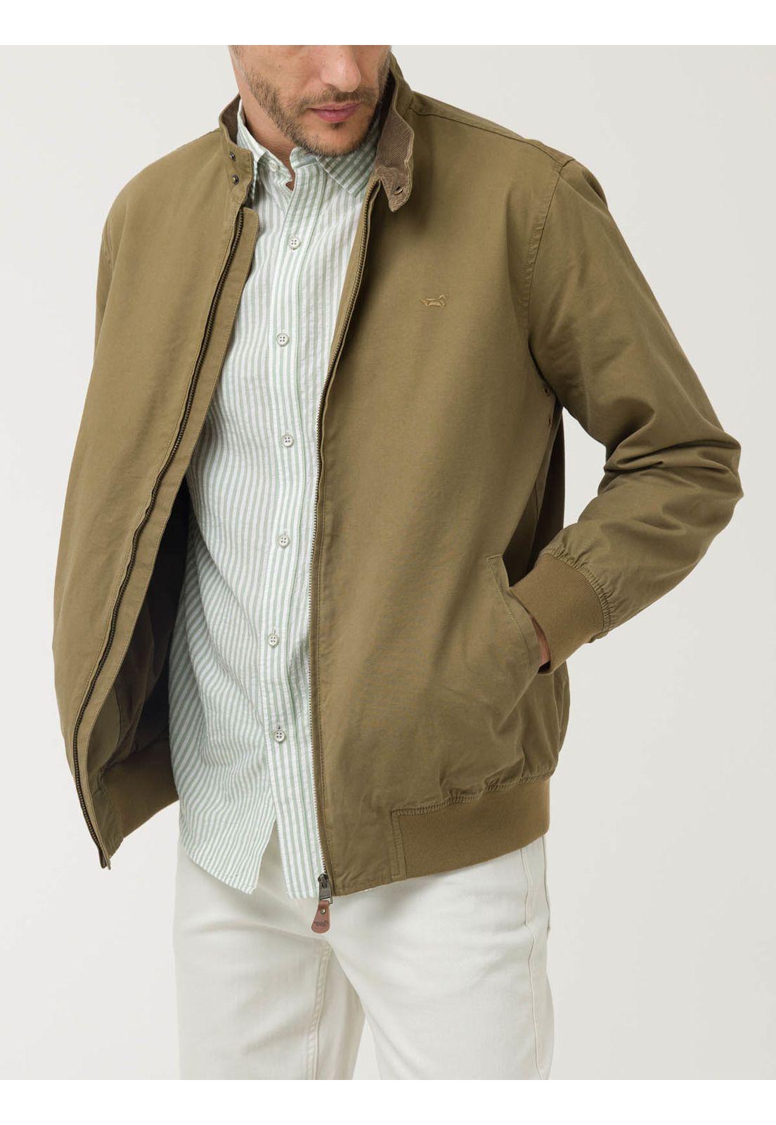Chaqueta Algodón Orgánico Hombre Arezzo Café-4
