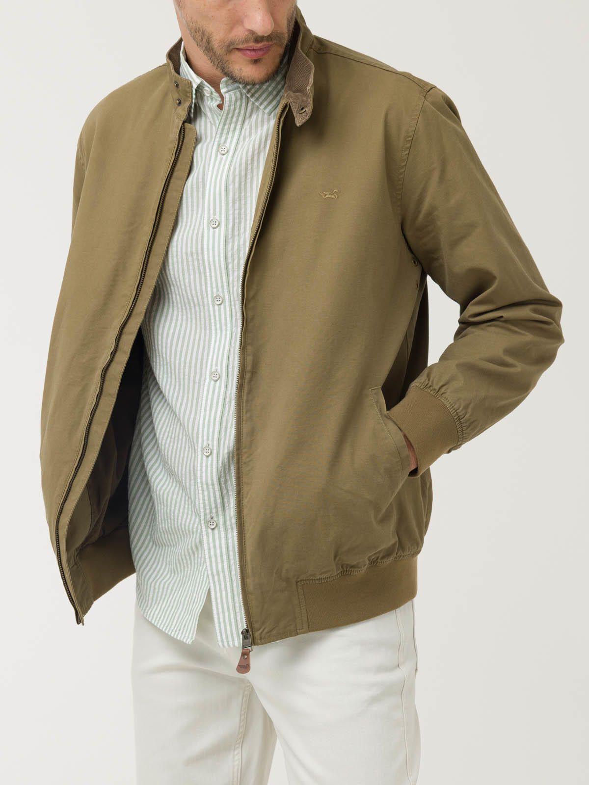 Chaqueta Algodón Orgánico Hombre Arezzo Café-4