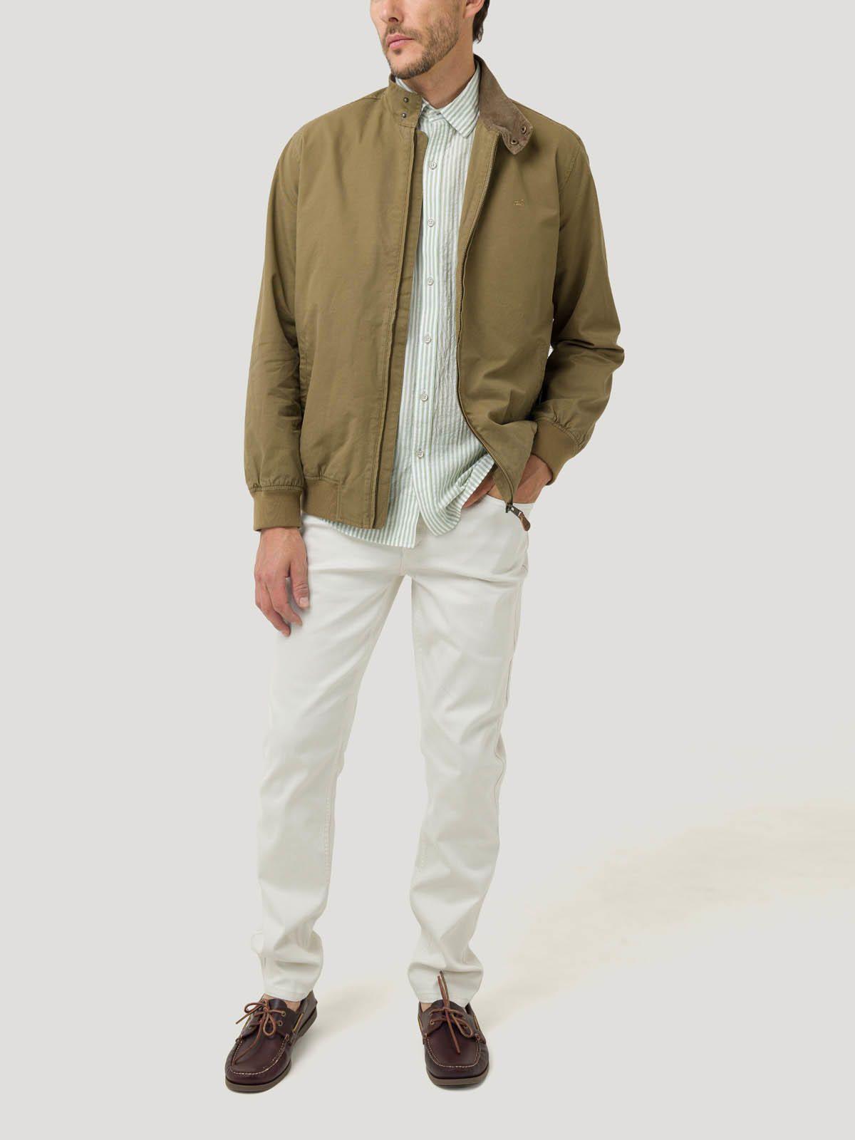 Chaqueta Algodón Orgánico Hombre Arezzo Café-8