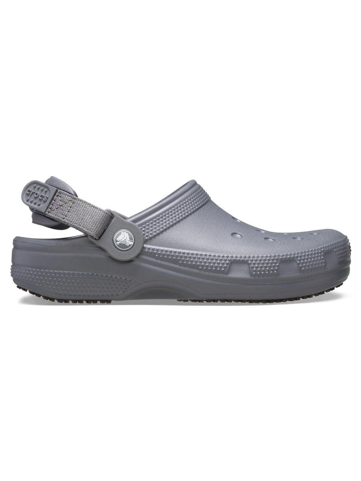 Zapato Zueco Crocs Work Classic Gris Unisex-0
