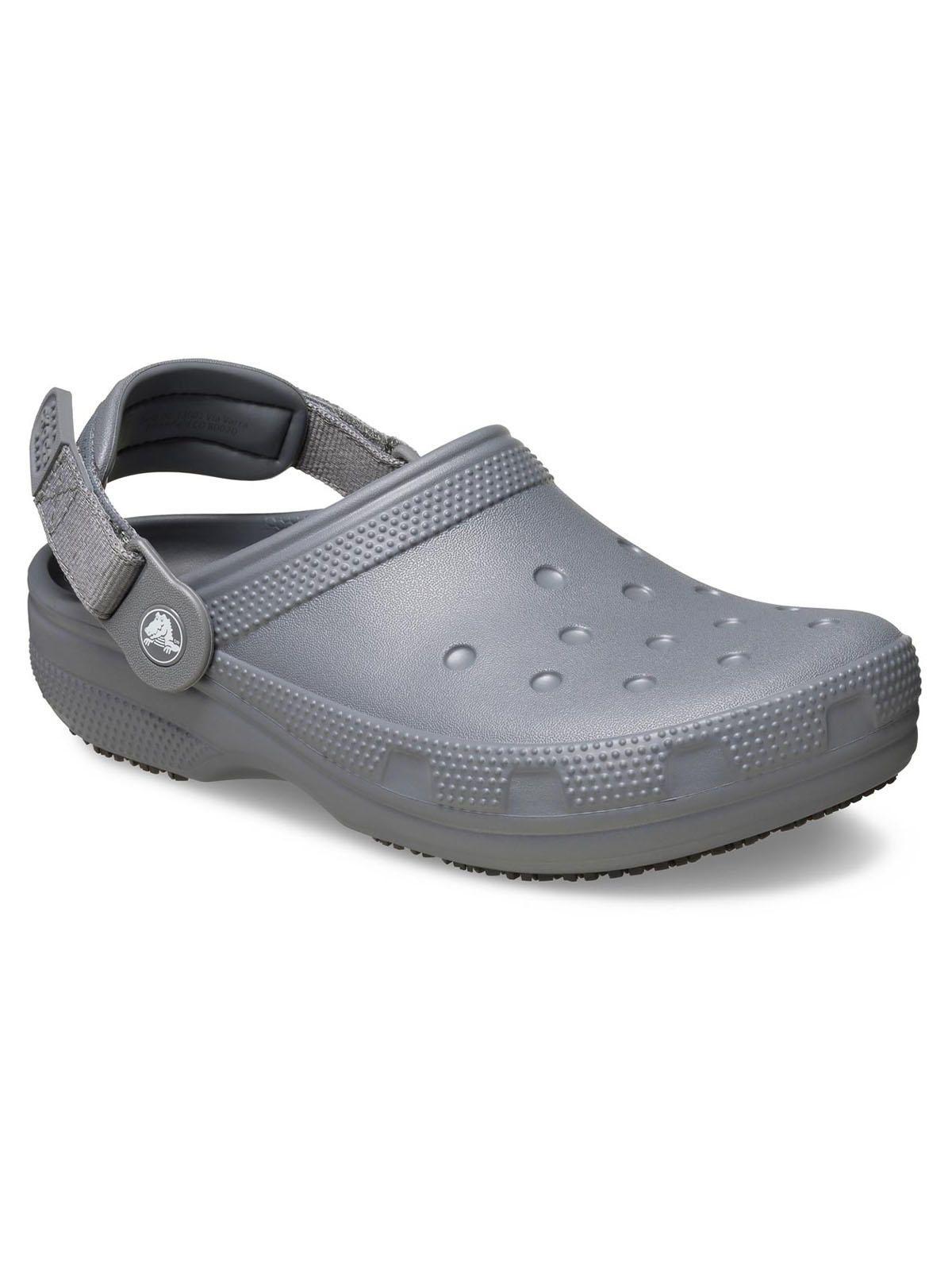 Zapato Zueco Crocs Work Classic Gris Unisex-5