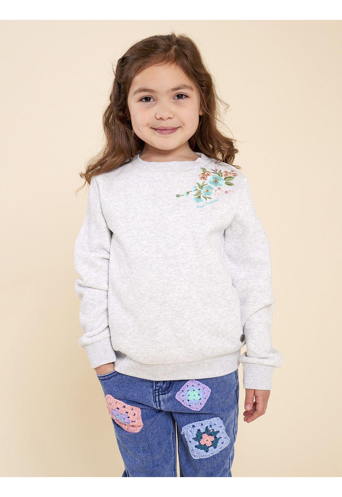 Polerón Niña Dakota Gris-3