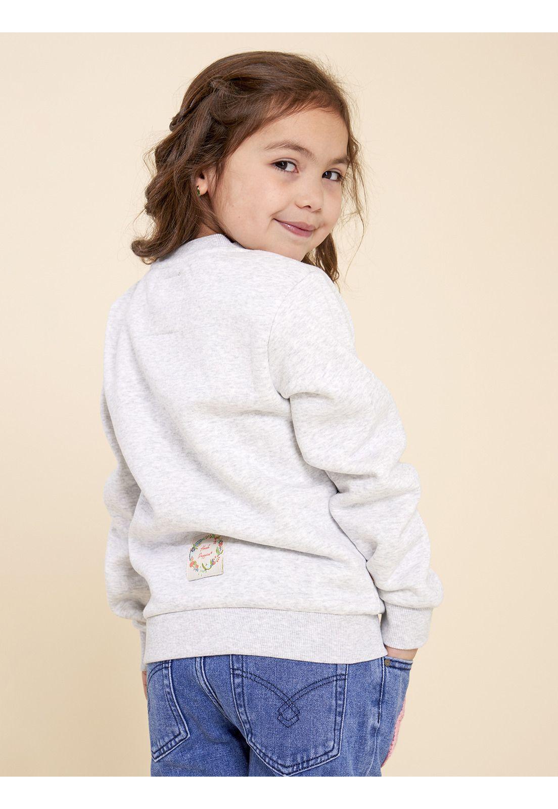 Polerón Niña Dakota Gris-5