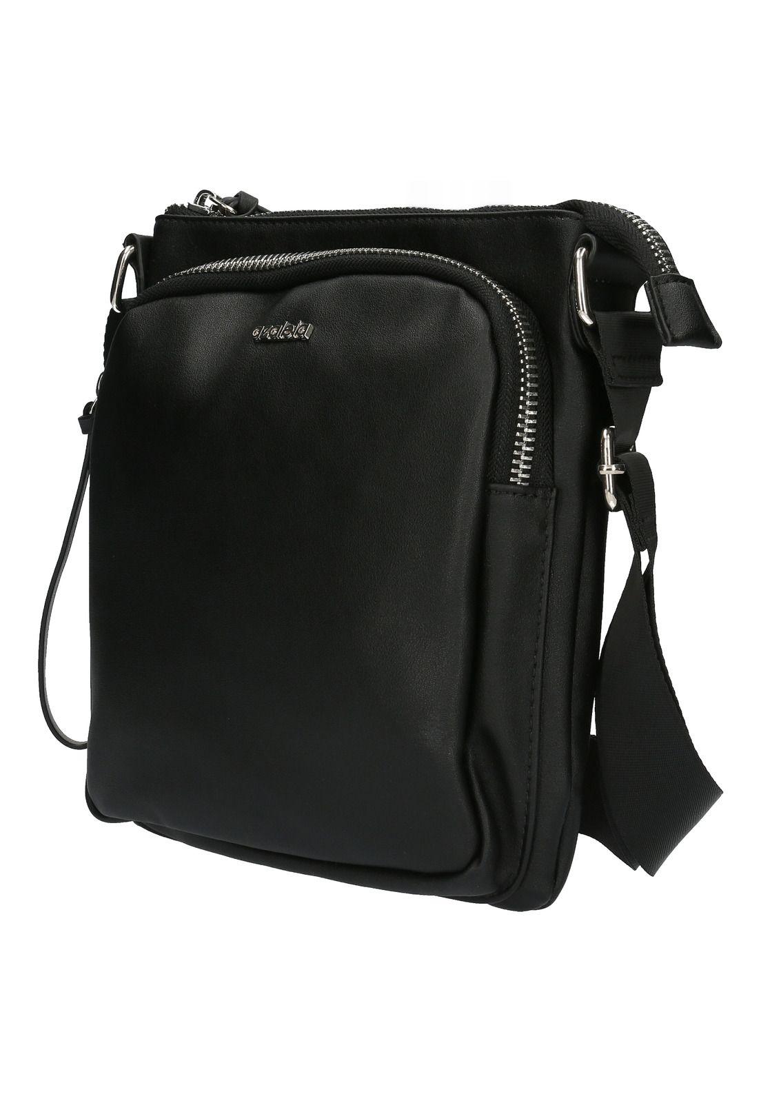Cartera Mujer Pau Cross Negro-1