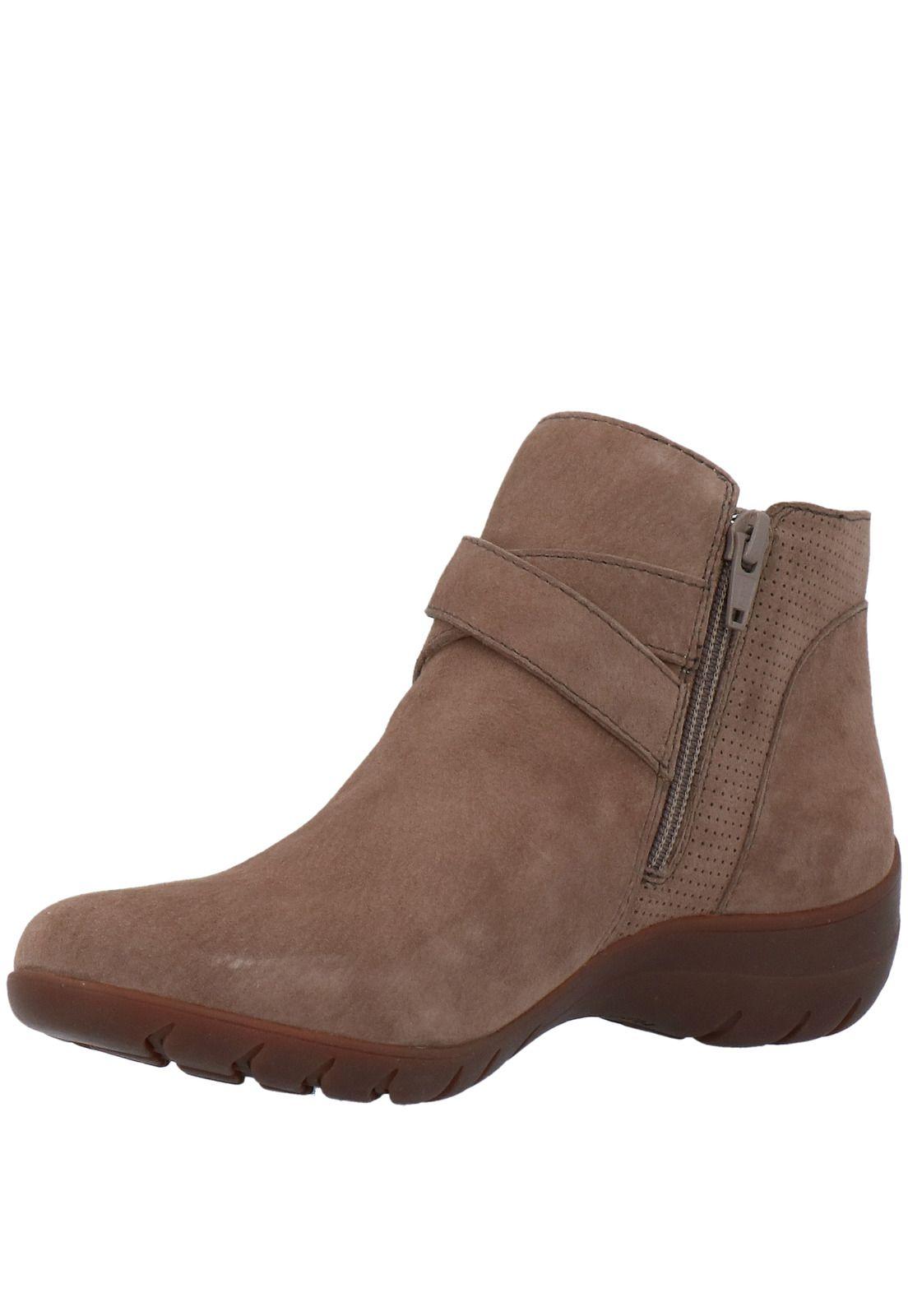 Botin Cuero Mujer Allie Gris-2