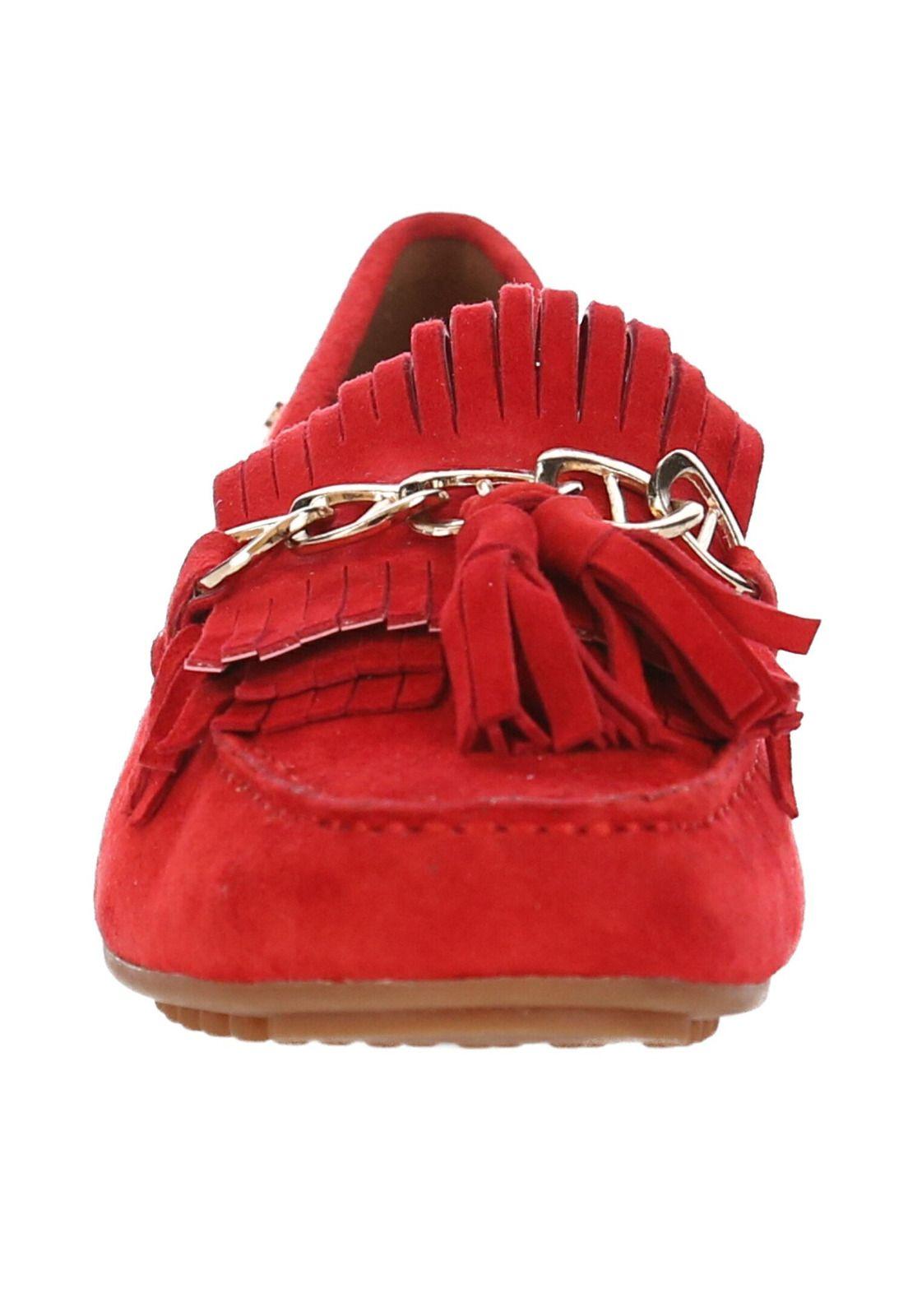 Zapato Cuero Bada Rojo-2