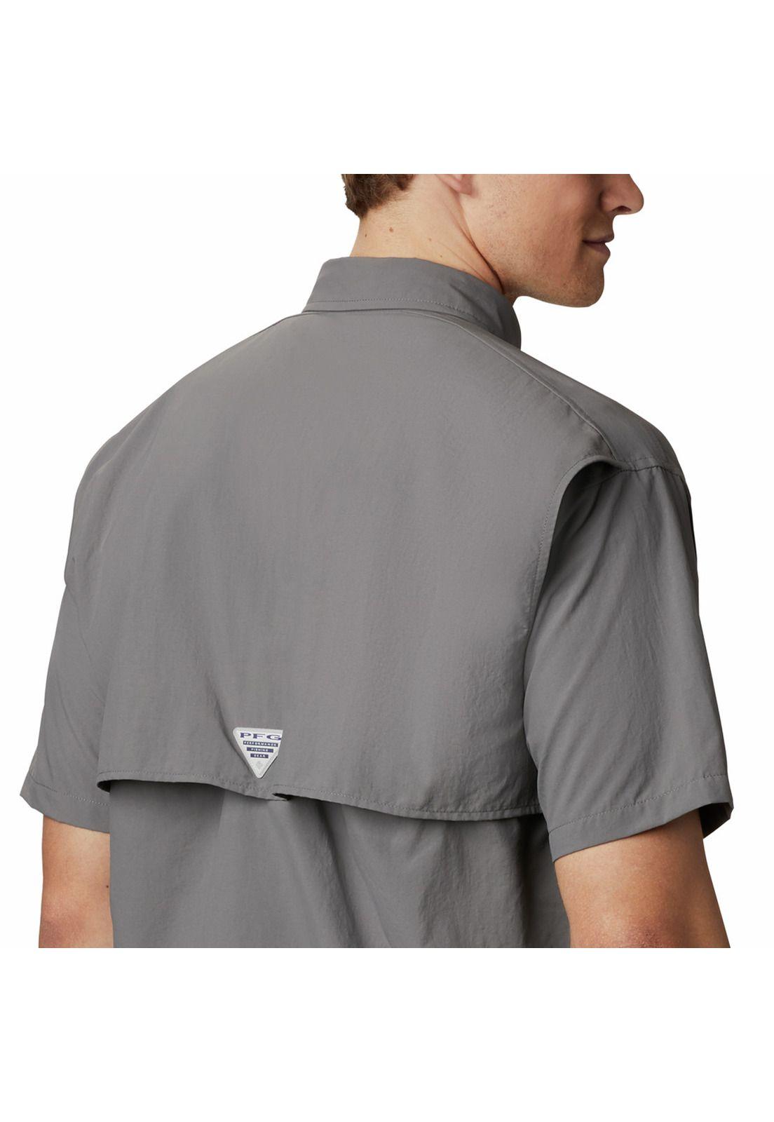 Camisa M/C Hombre Bahama Ii S/S Shirt Gris-5