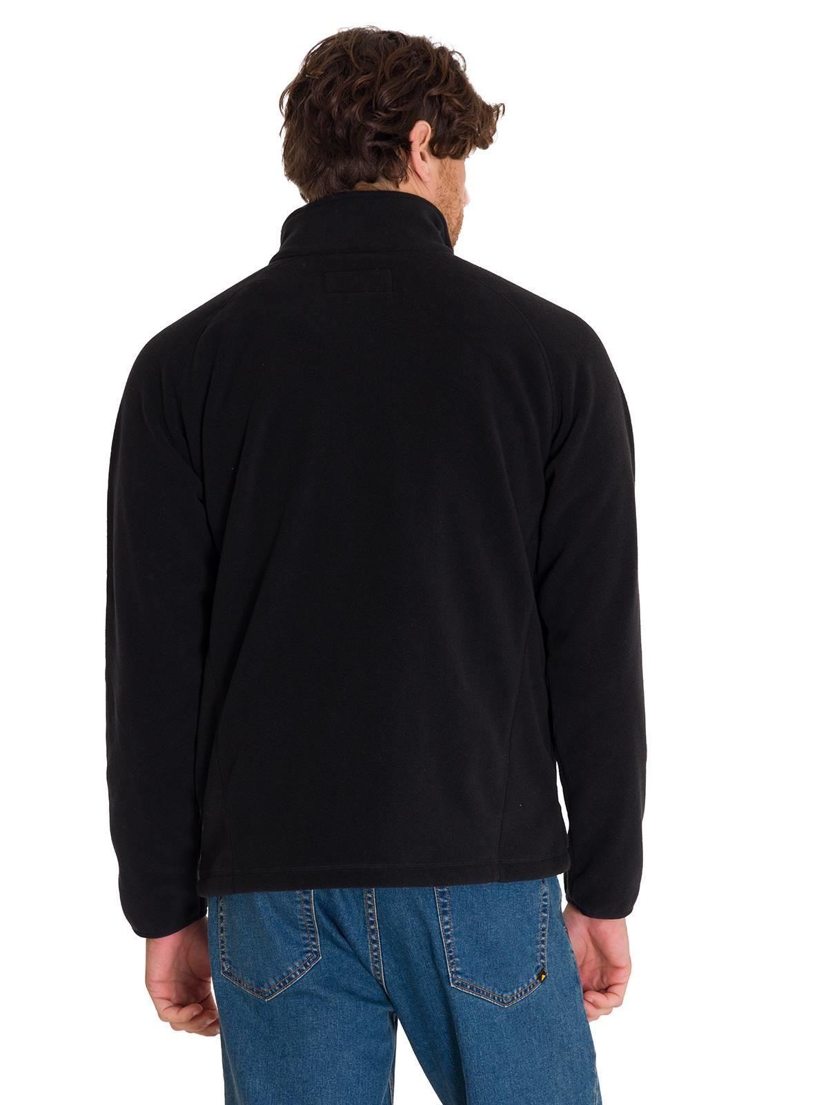 Polar Fleece Full Zip Hombre Negro-3