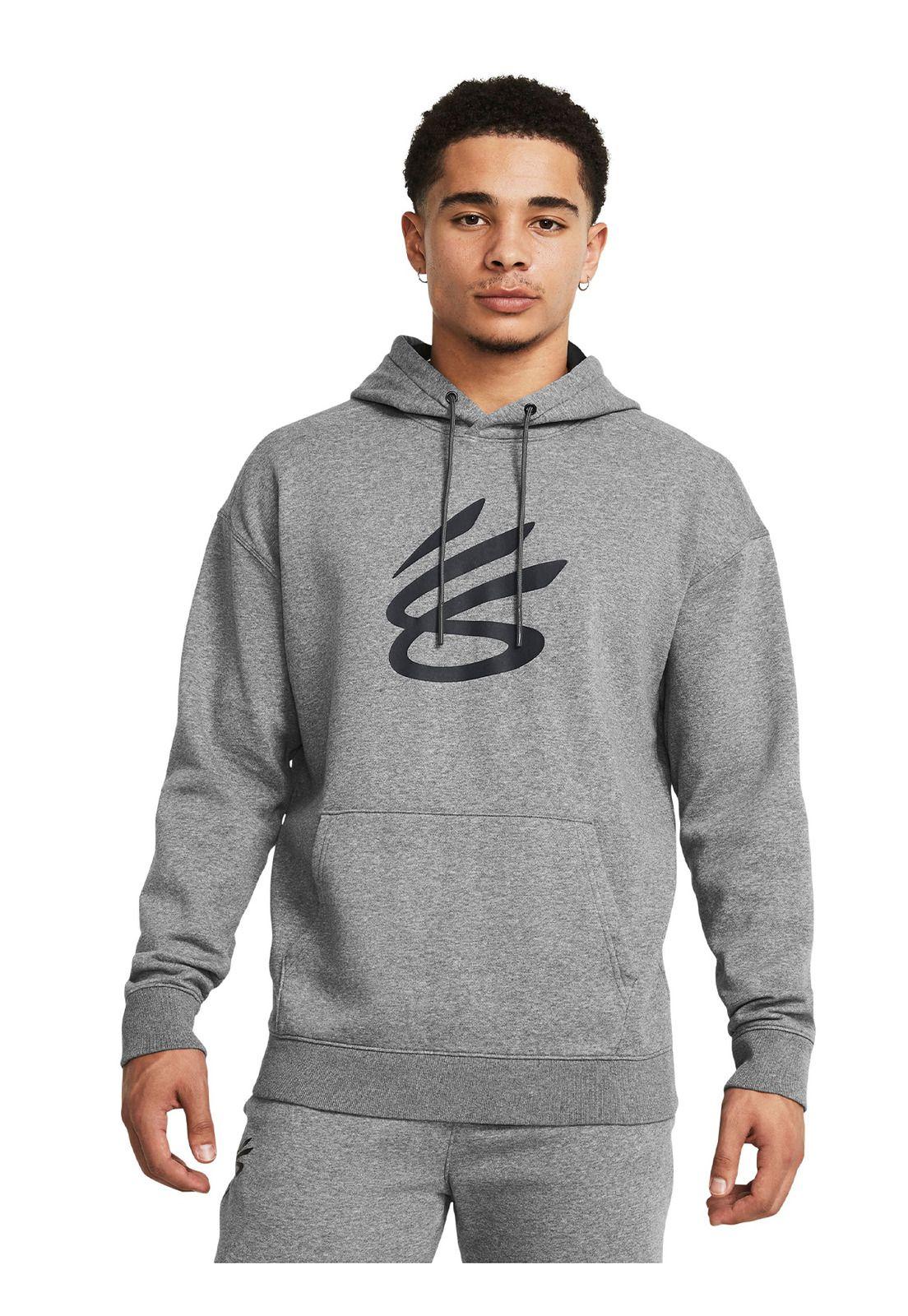 Polerón UA Curry Splash para Hombre Gris-0