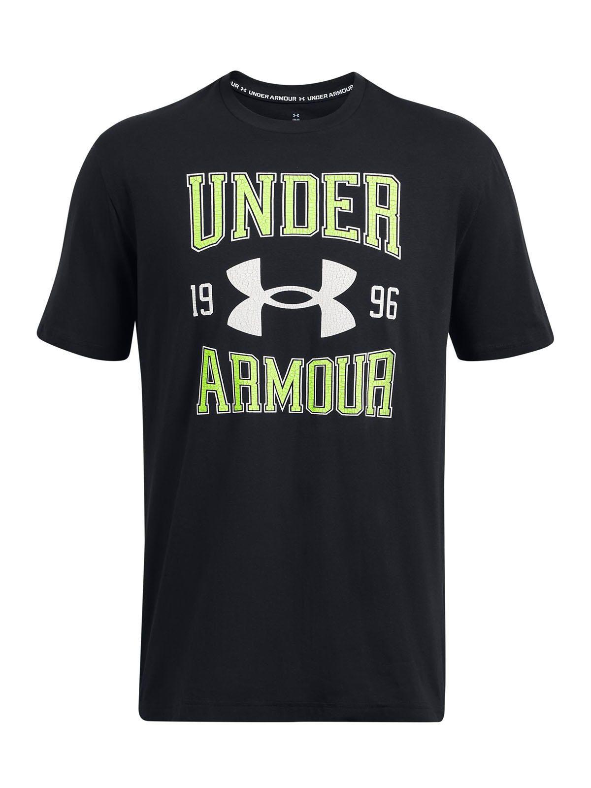 Polera manga corta Vintage hmbre Negro-0