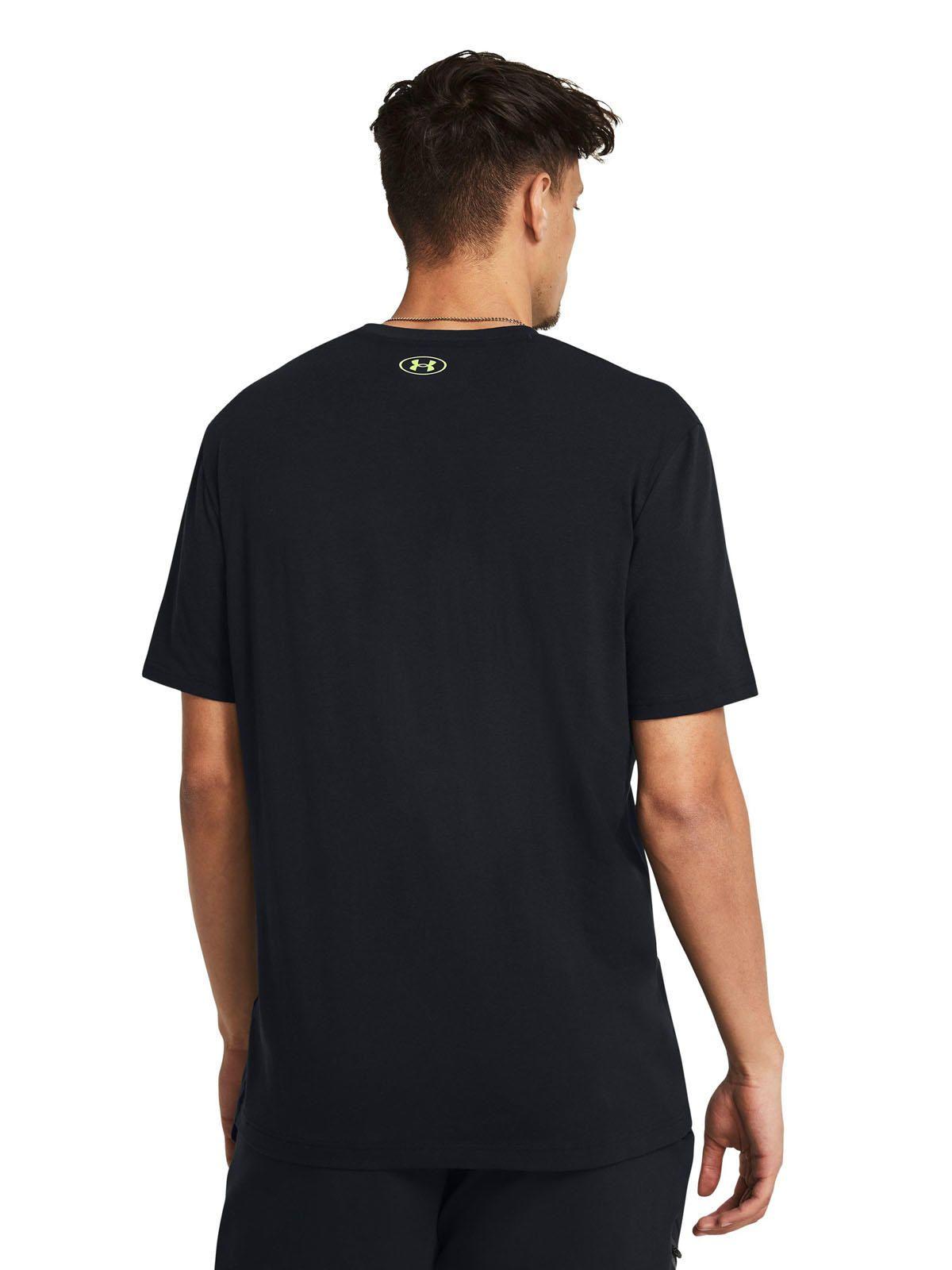 Polera manga corta Vintage hmbre Negro-4