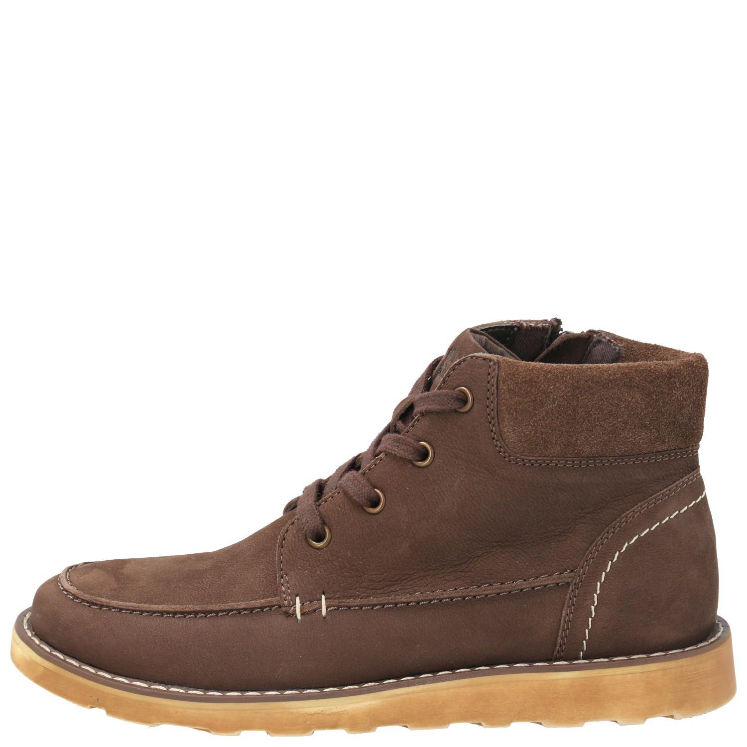 Botín Cuero Niño Agate Azul-5