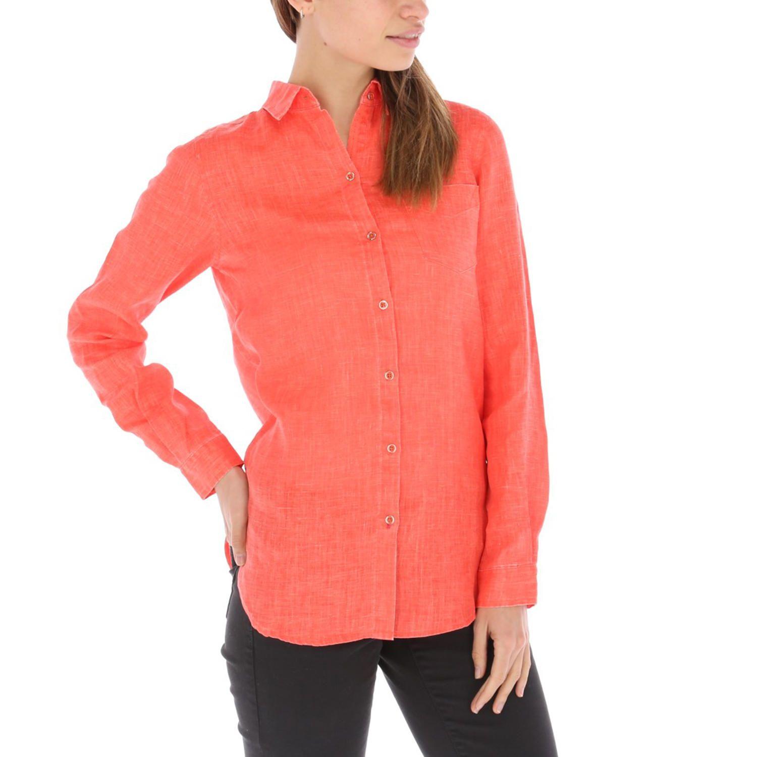 Blusa Mujer Lino Lirio Salmón-3