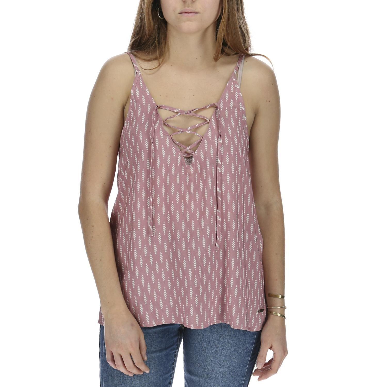 Polera S/M  Mujer Carefree Rosa-0