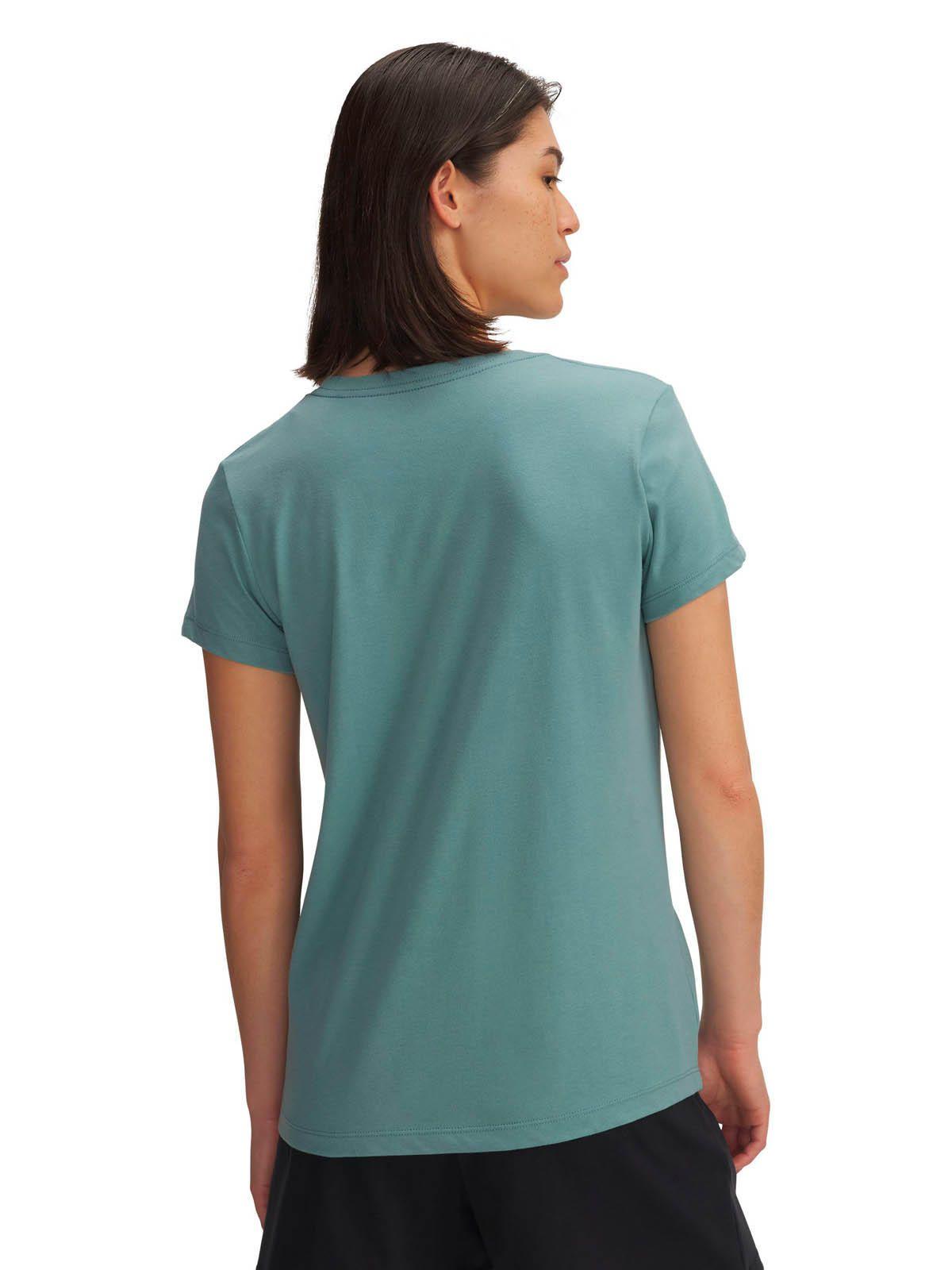 Polera Manga Corta Sportstyle para mujer Rival Logo verde -1