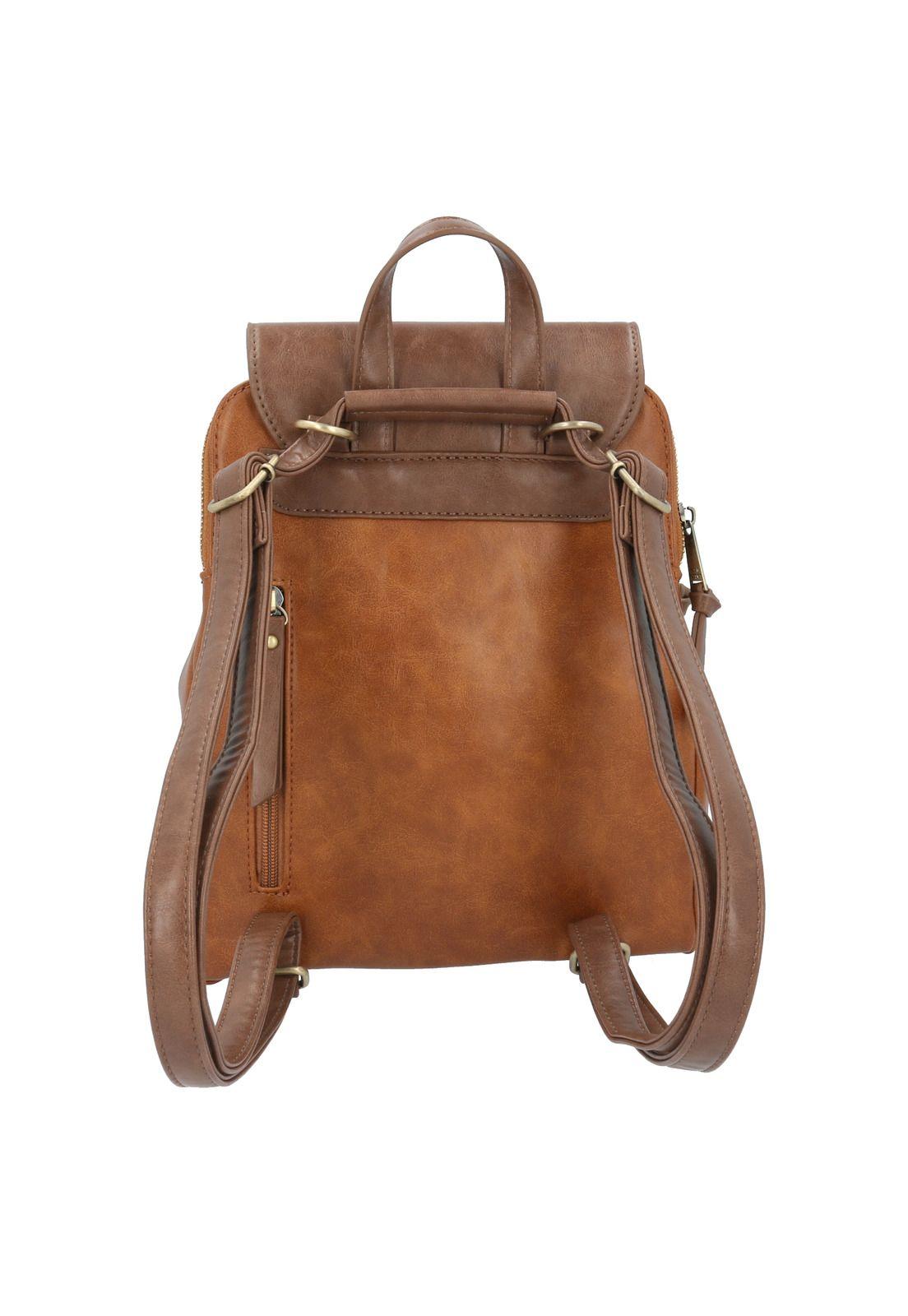 Mochila Mujer Billie Backbag Café-2