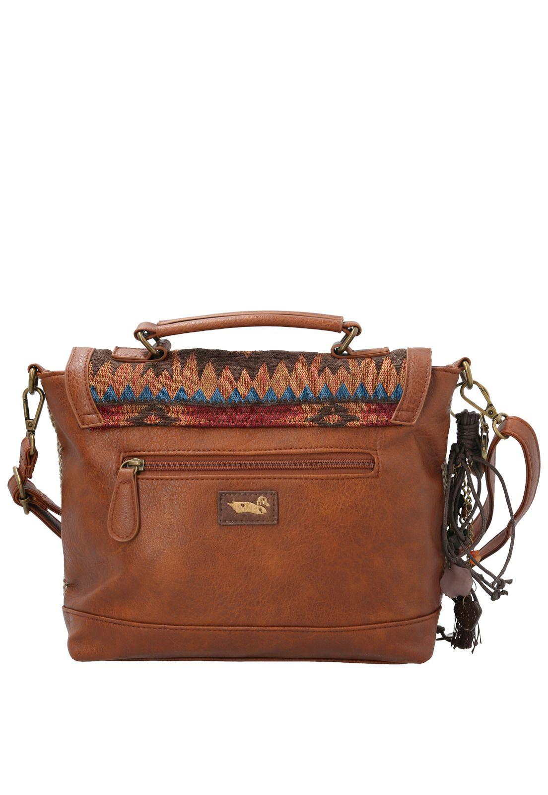 Cartera Textil Mujer Bianca Bag Café-2